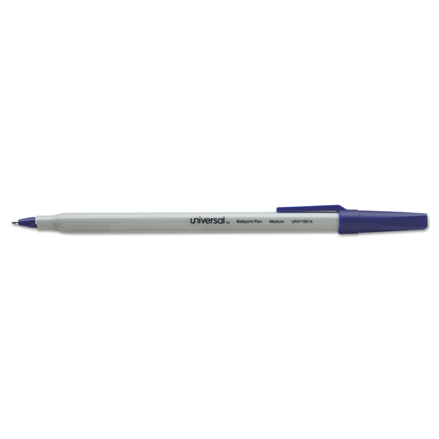 Economy Ballpoint Stick Oil-Based Pen, Blue Ink, Medium, 60/Pack