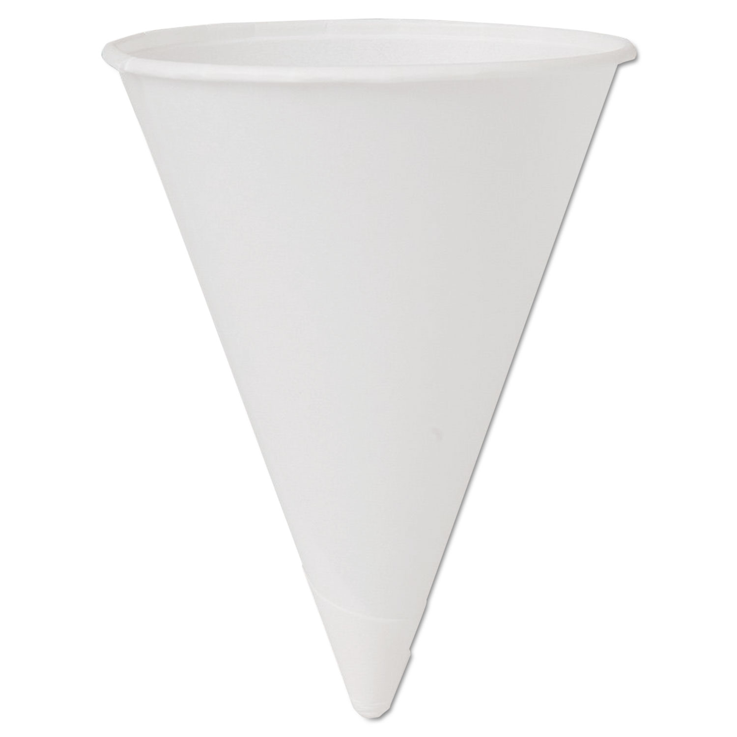  Dart 4BR-2050 Cone Water Cups, Cold, Paper, 4oz, White, 200/Bag, 25 Bags/Carton (SCC4BRCT) 