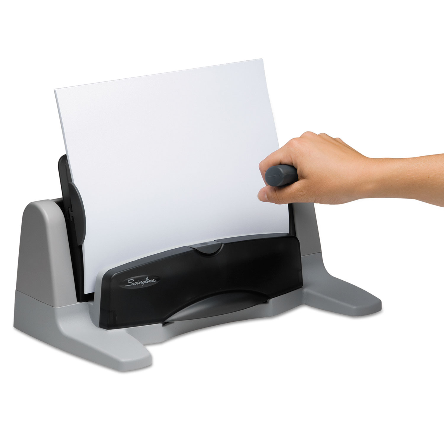 Swingline 28-Sheet Commercial Electric 3-Hole Punch, 9/32 Holes