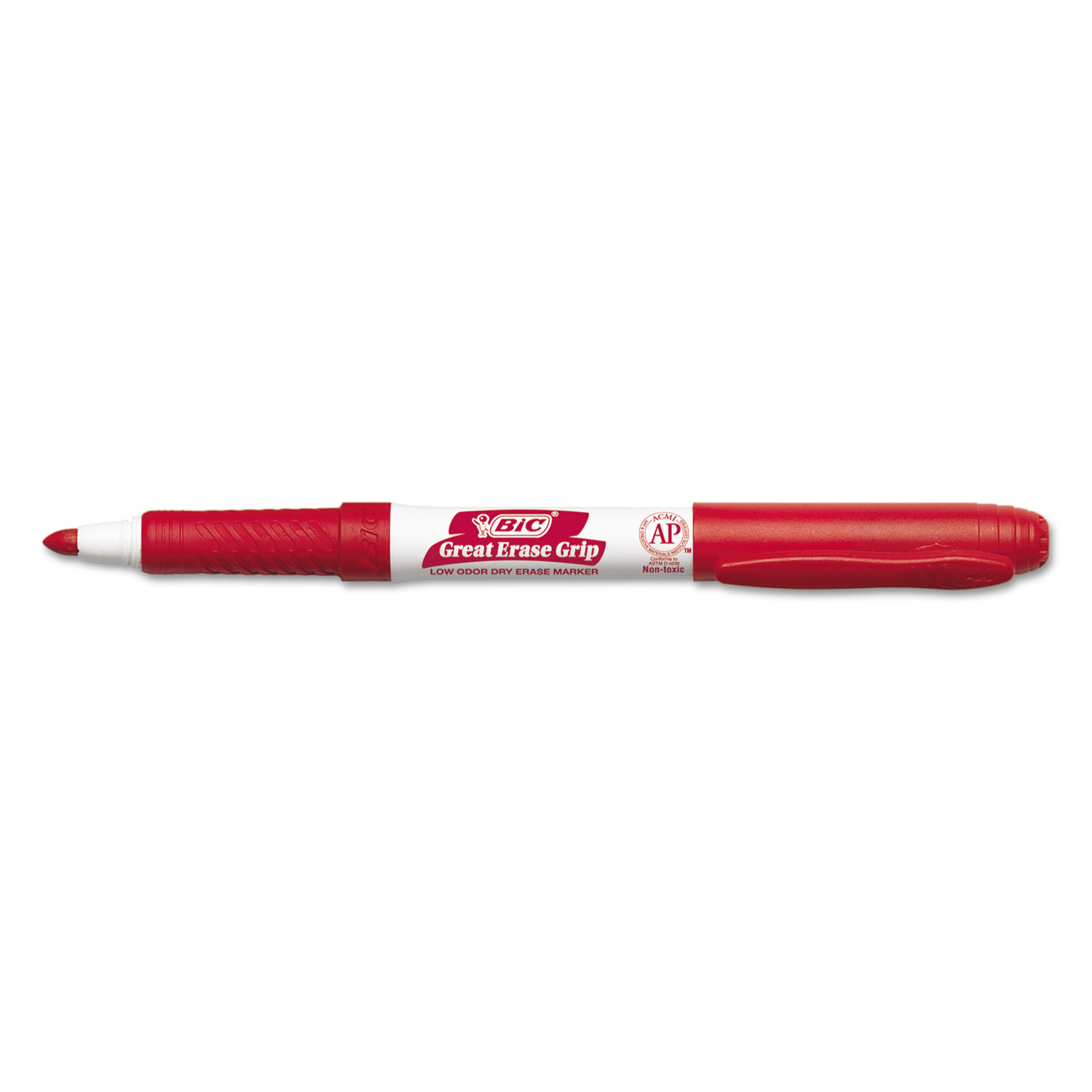 Great Erase Grip Chisel Tip Dry Erase Marker, Assorted, 4/Set