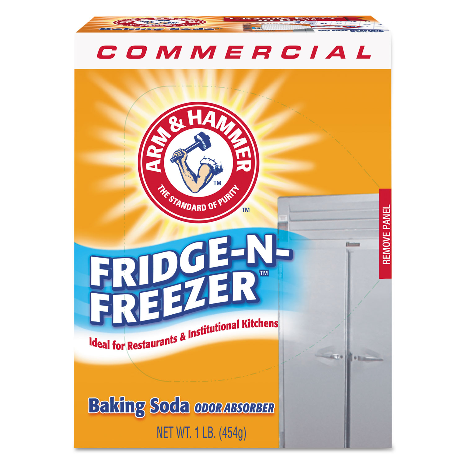  Arm & Hammer 33200-84011 Fridge-N-Freezer Pack Baking Soda, Unscented, Powder, 16 oz, 12/Carton (CDC3320084011CT) 