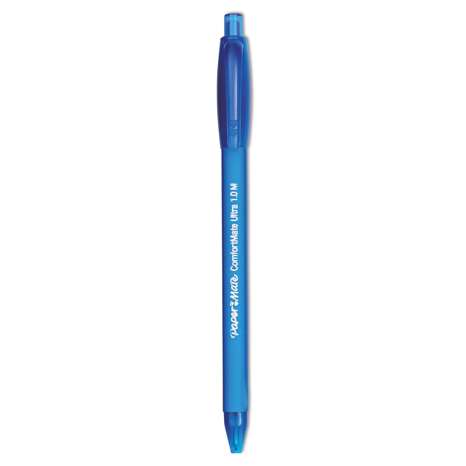  Paper Mate 6310187 ComfortMate Ultra Retractable Ballpoint Pen, 1mm, Blue Ink/Barrel, Dozen (PAP6310187) 