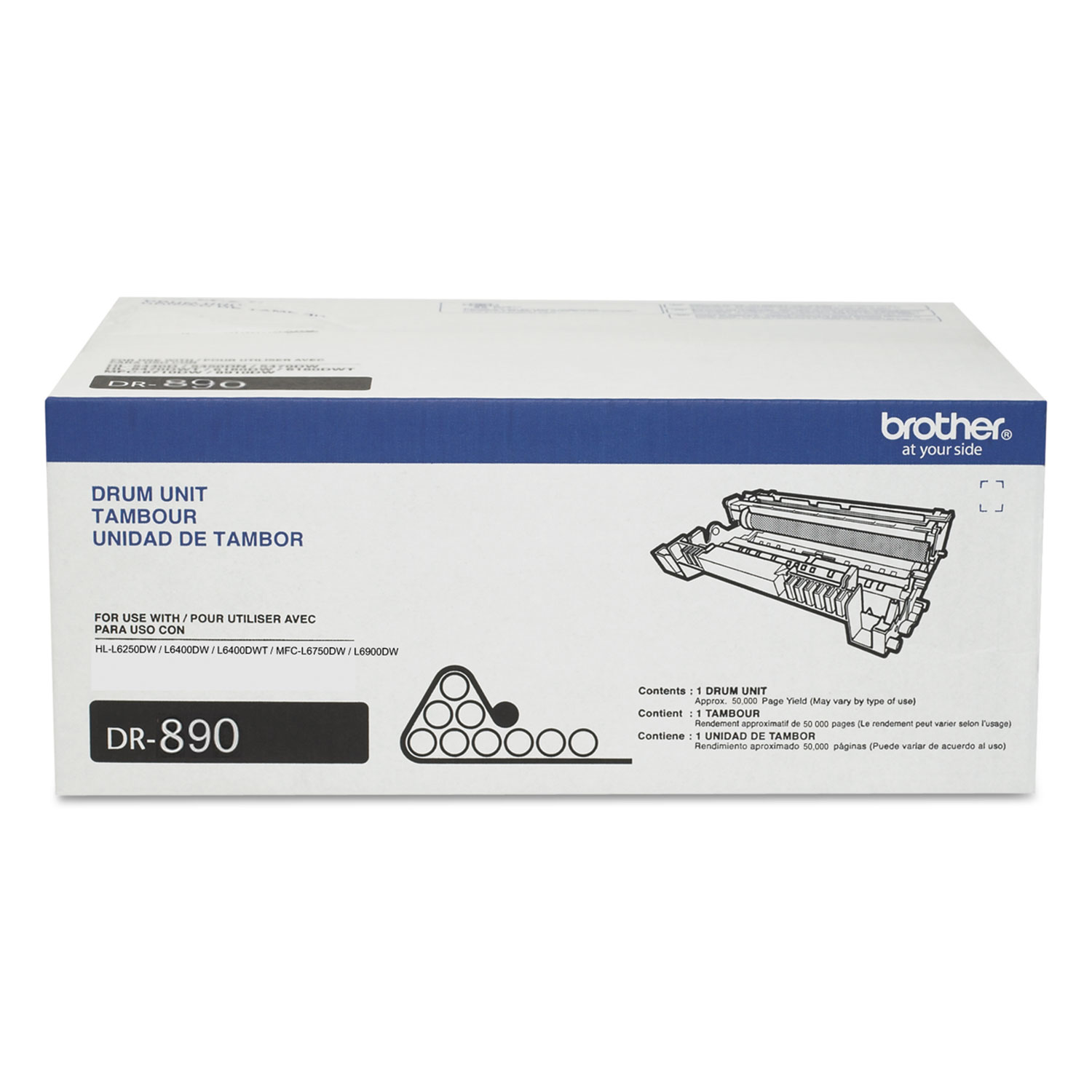  Brother DR890 DR890 Drum Unit, 30000 Page-Yield (BRTDR890) 