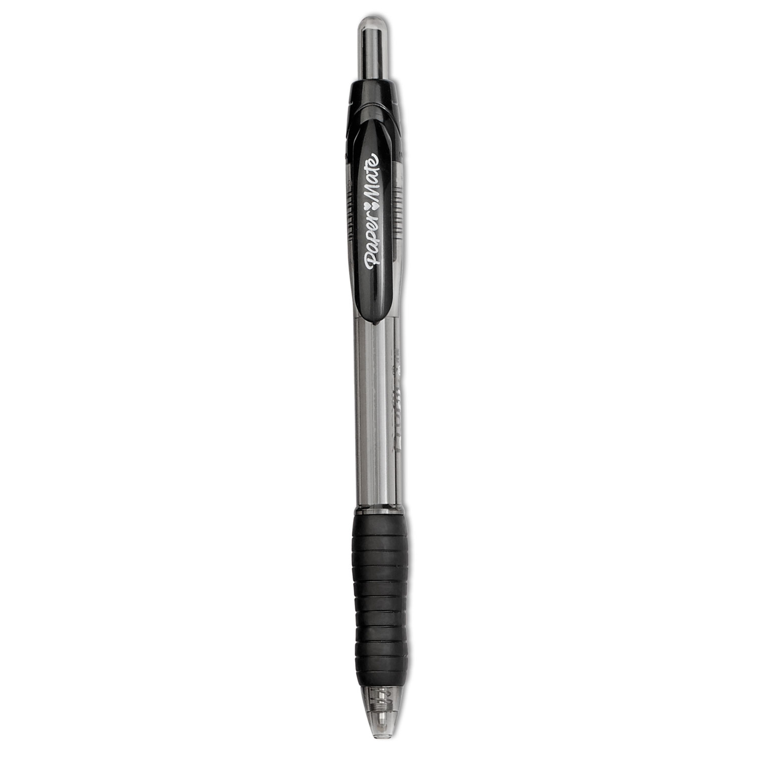  Paper Mate 89465 Profile Retractable Ballpoint Pen, Bold 1.4mm, Black Ink/Barrel, Dozen (PAP89465) 