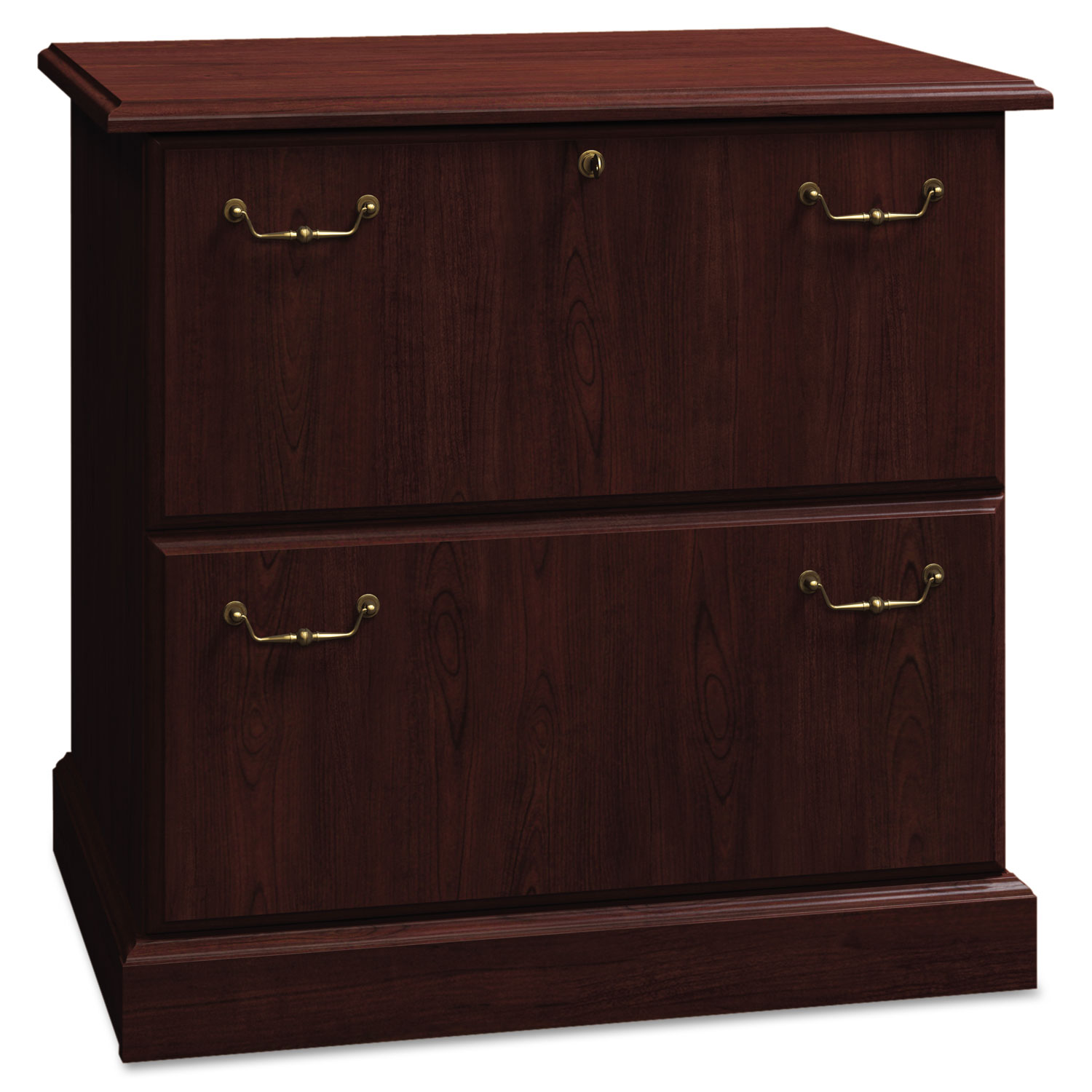  Bush 6354ACS-03 Syndicate Collection Two-Drawer Lateral File, 31.88w x 23.25d x 20.75h, Harvest Cherry (BSH6354CS03) 