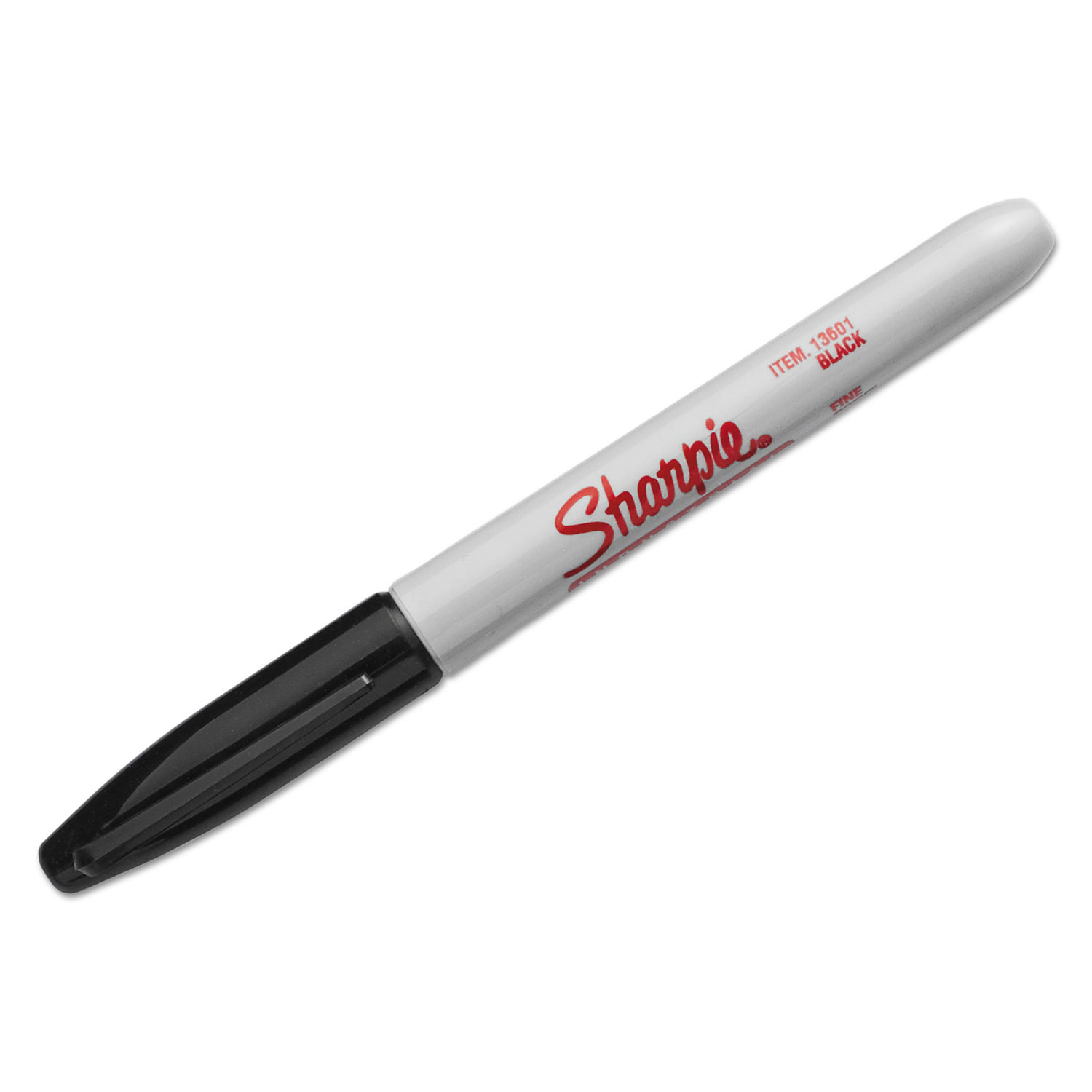  Sharpie 13601 Industrial Permanent Marker, Fine Bullet Tip, Black, Dozen (SAN13601) 