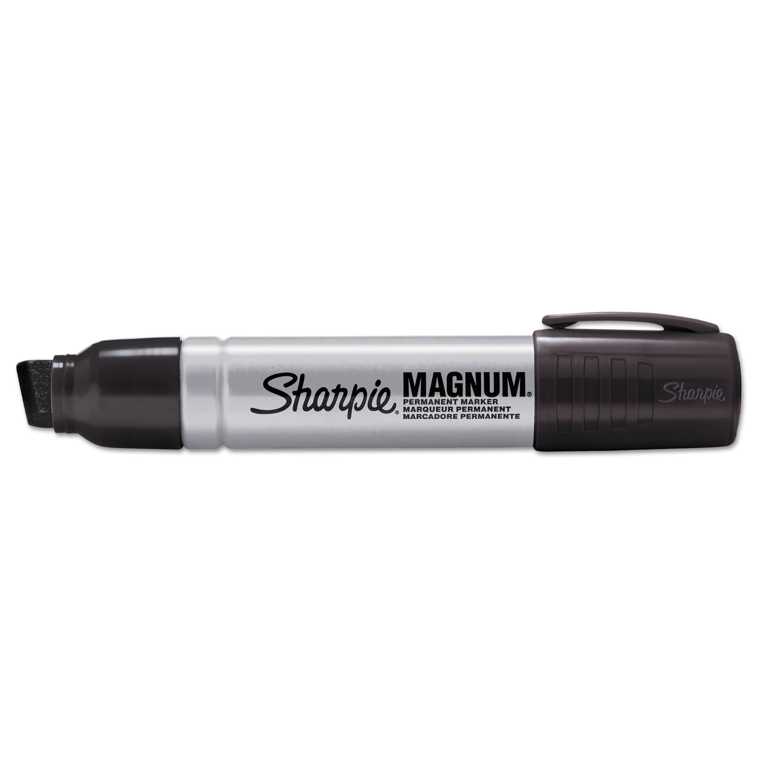 Magnum Permanent Marker Broad Chisel Tip Black Ea Reliable Paper