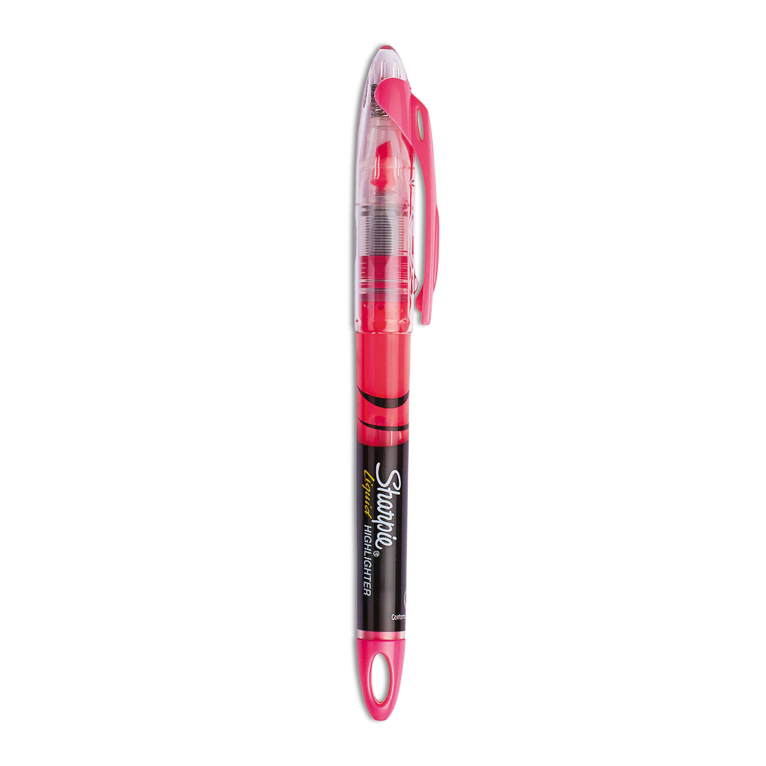  Sharpie 1754464 Liquid Pen Style Highlighters, Chisel Tip, Fluorescent Pink, Dozen (SAN1754464) 
