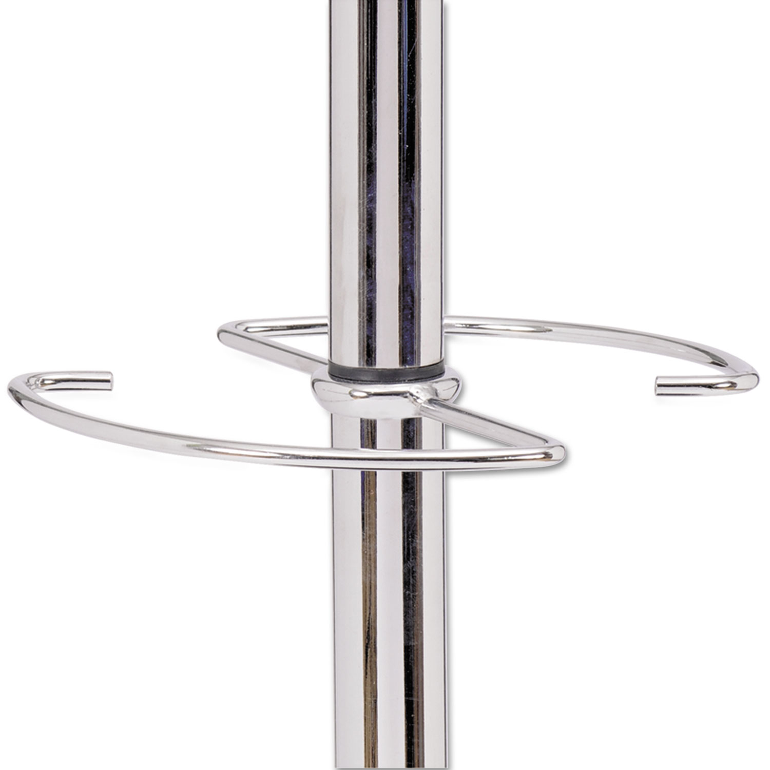 Festival Coat Stand with Umbrella Holder, Five Knobs, Chrome