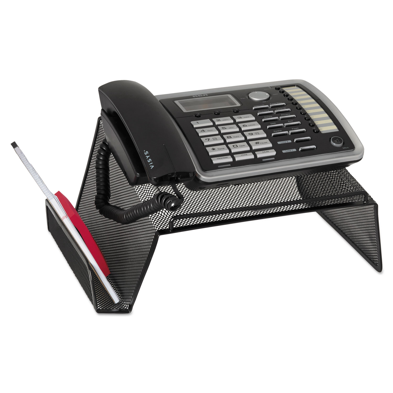 Rol22151 Rolodex Mesh Telephone Desk Stand Zuma