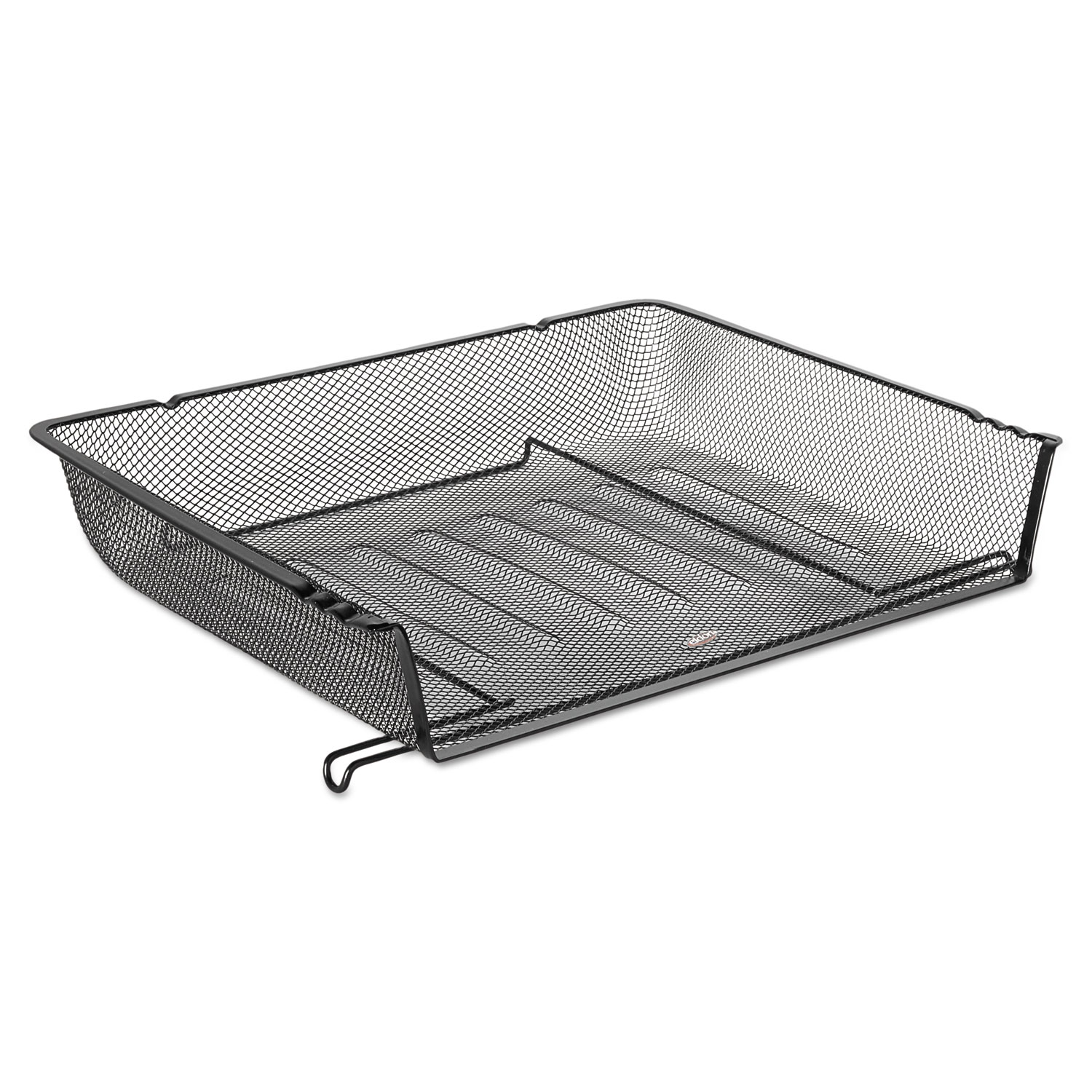 Mesh Stacking Side Load Tray, 1 Section, Letter Size Files, 14.25" x 10.13" x 2.75", Black