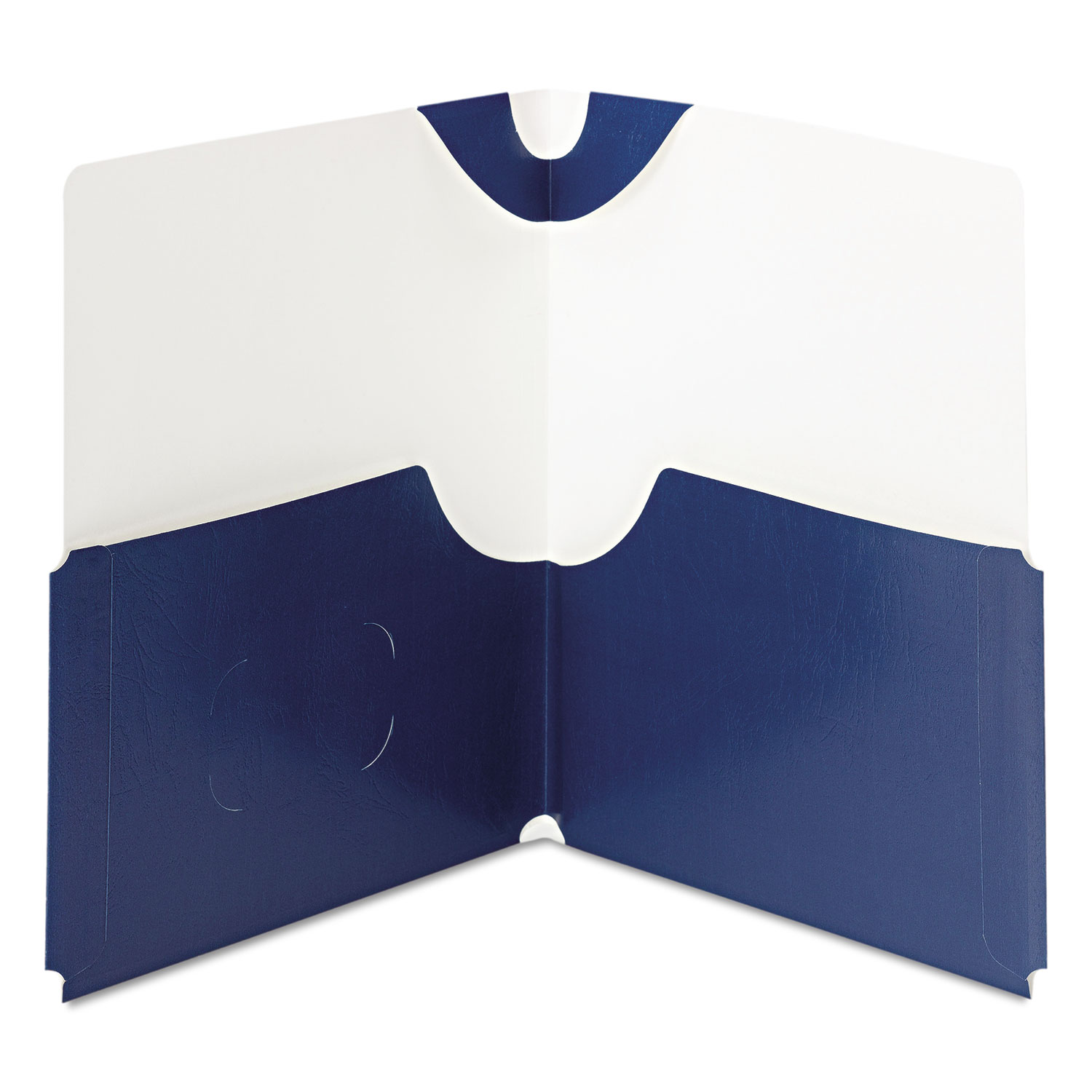 Big Pocket Lockit Folder, 11 x 8 1/2, Monaco Blue, 5/Pack