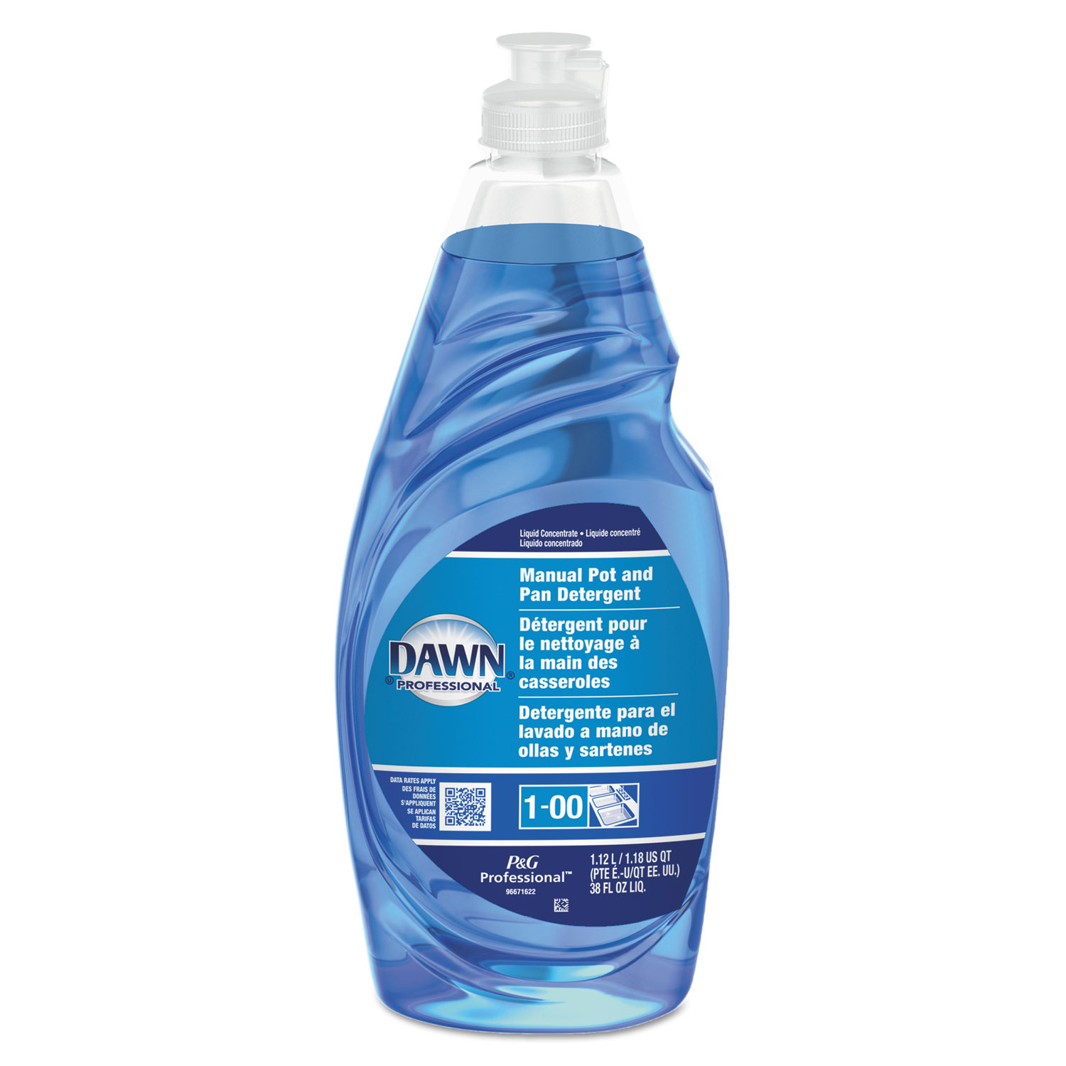  Dawn Professional 45112 Manual Pot/Pan Dish Detergent, 38 oz Bottle (PGC45112EA) 