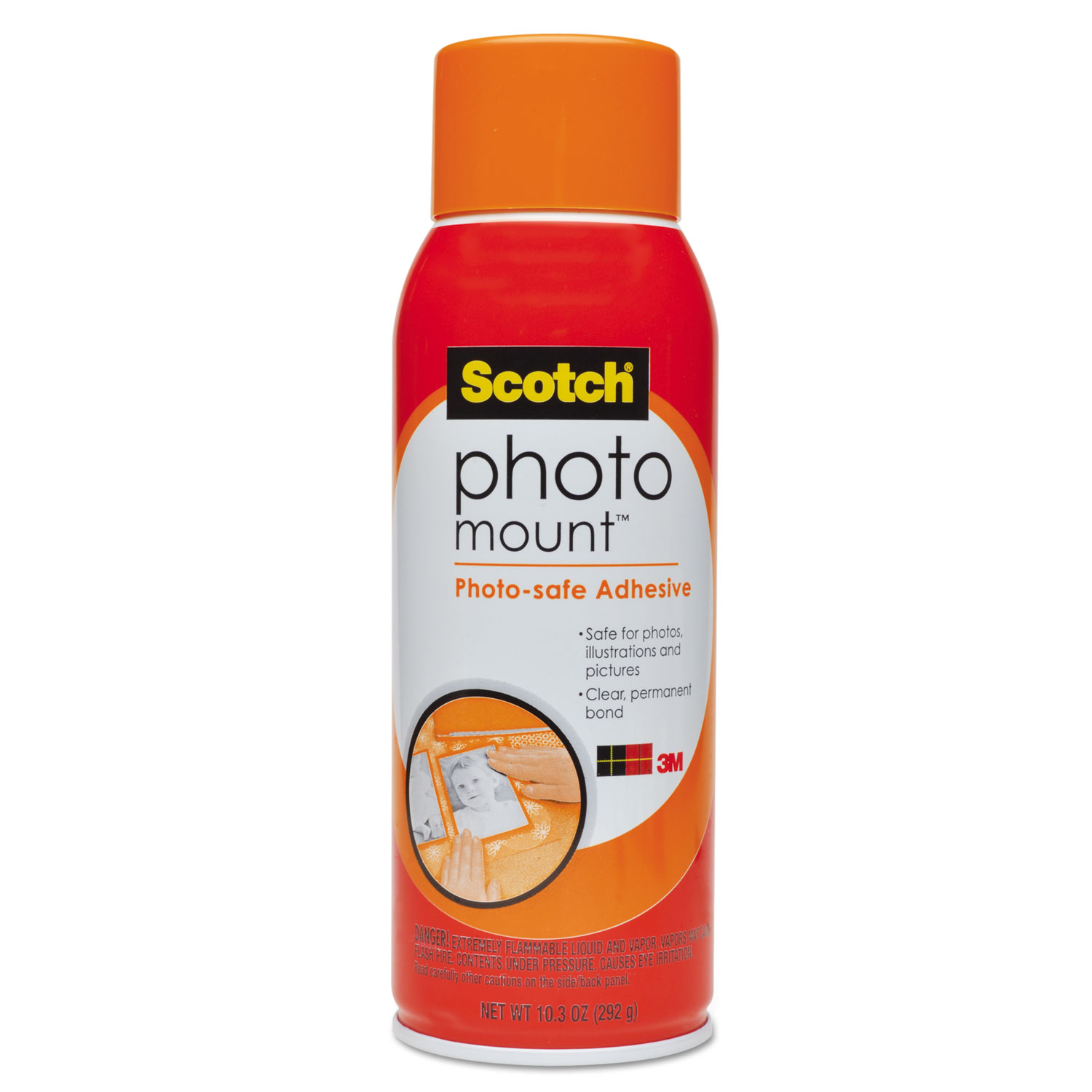  Scotch 6094 Photo Mount Spray Adhesive, 10.25 oz, Dries Clear (MMM6094) 