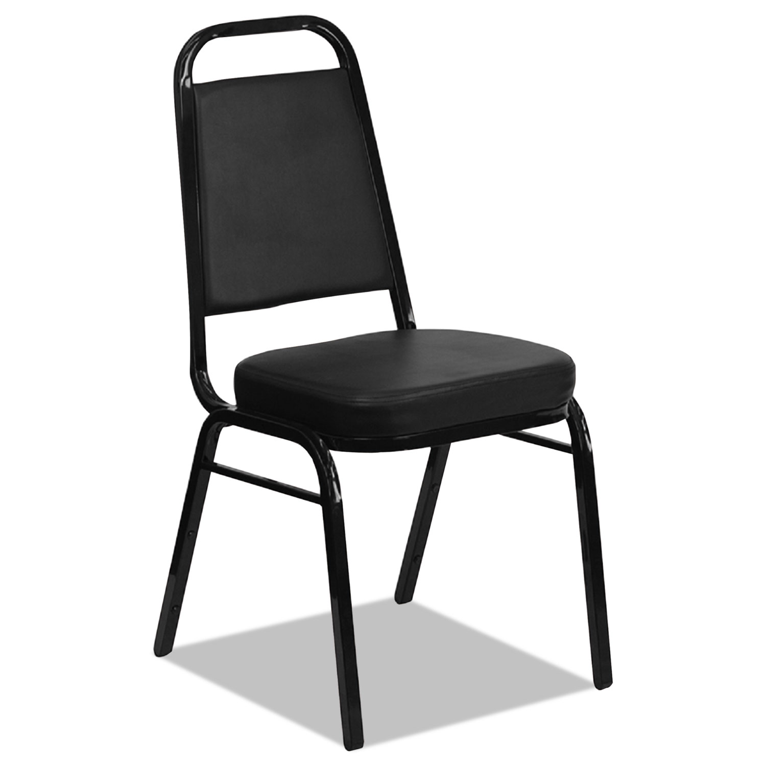 Banquet Chairs, Black Seat/Black Back, Black Base, 4/Carton