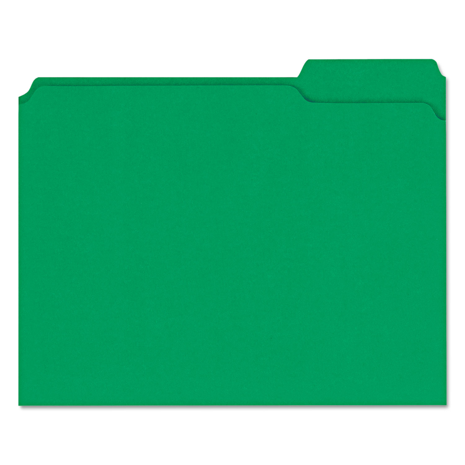  Universal UNV16162 Reinforced Top-Tab File Folders, 1/3-Cut Tabs, Letter Size, Green, 100/Box (UNV16162) 