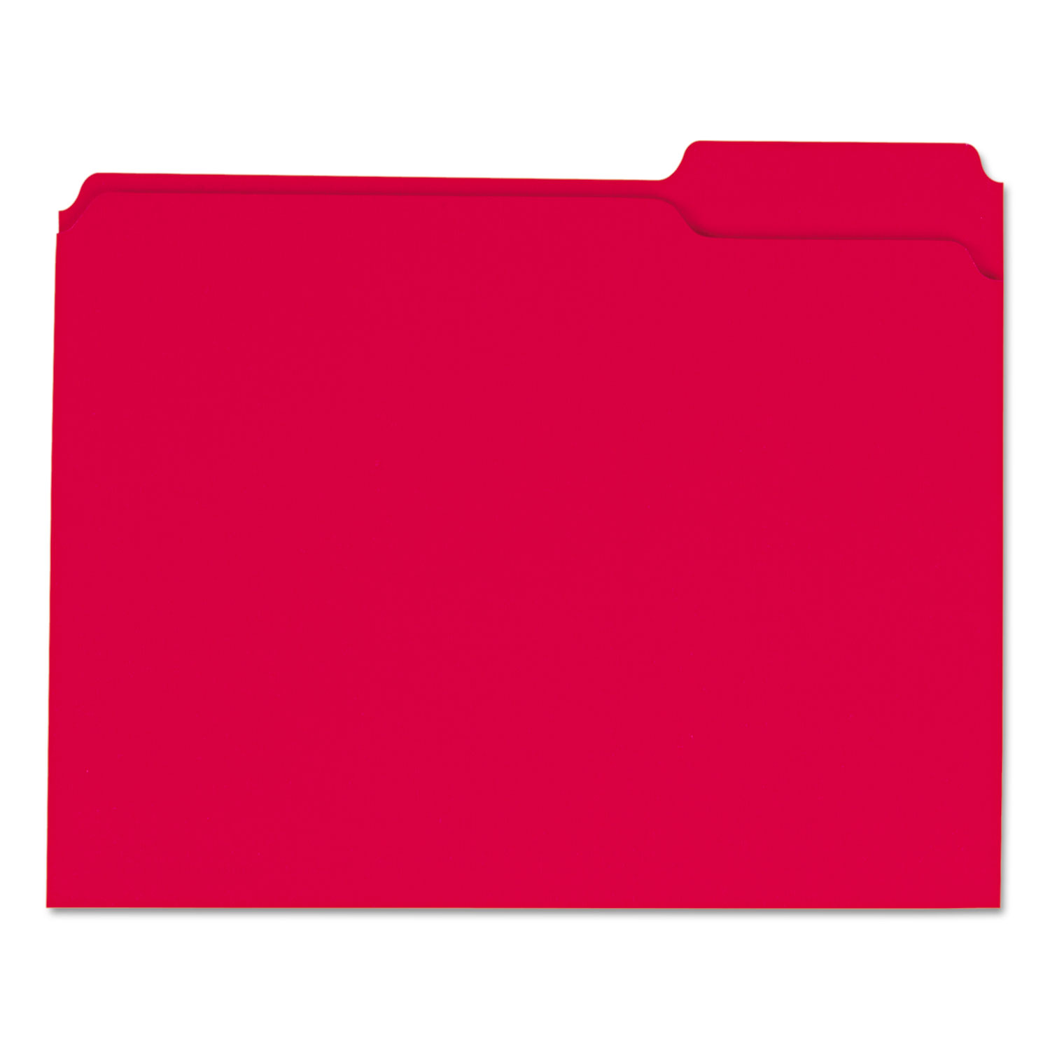  Universal UNV16163 Reinforced Top-Tab File Folders, 1/3-Cut Tabs, Letter Size, Red, 100/Box (UNV16163) 