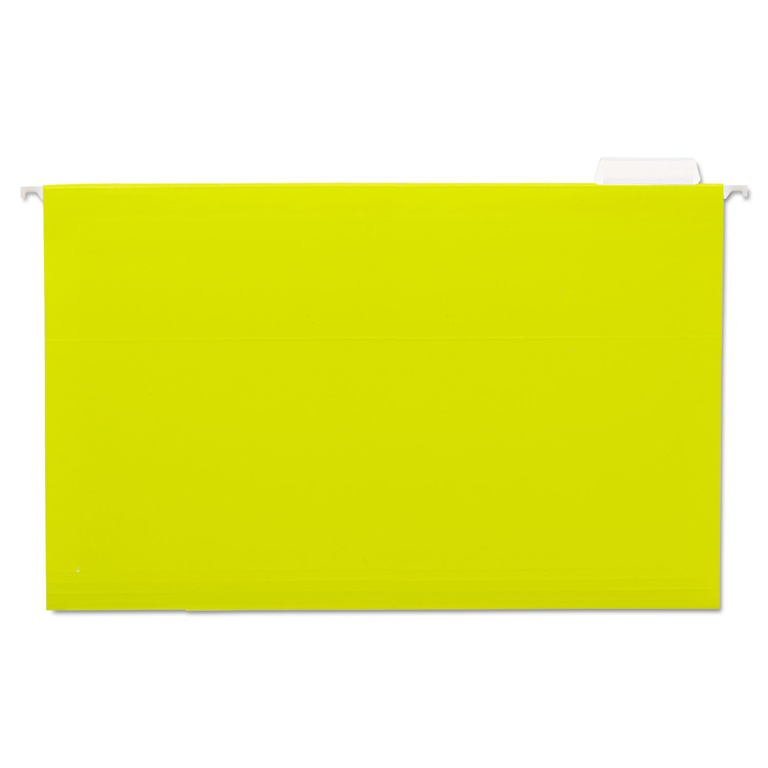 Hanging File Folders, 1/5 Tab, 11 Point Stock, Legal, Yellow, 25/Box