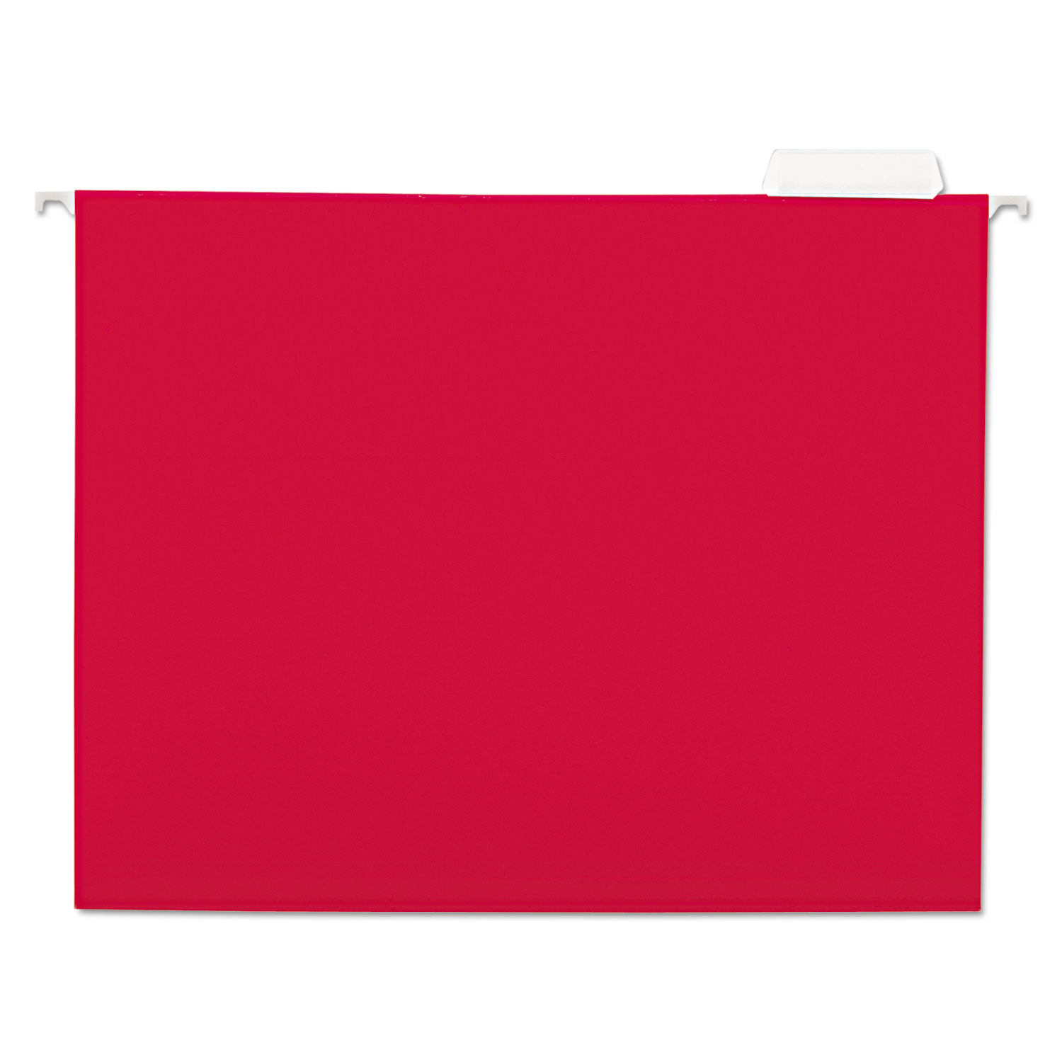  Universal UNV14118EE Deluxe Bright Color Hanging File Folders, Letter Size, 1/5-Cut Tab, Red, 25/Box (UNV14118) 
