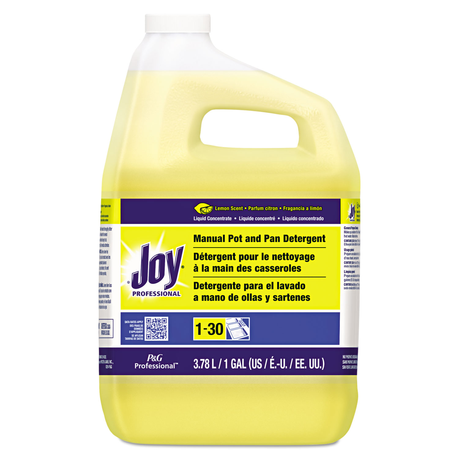 Joy® Dishwashing Liquid, Lemon, One Gallon Bottle