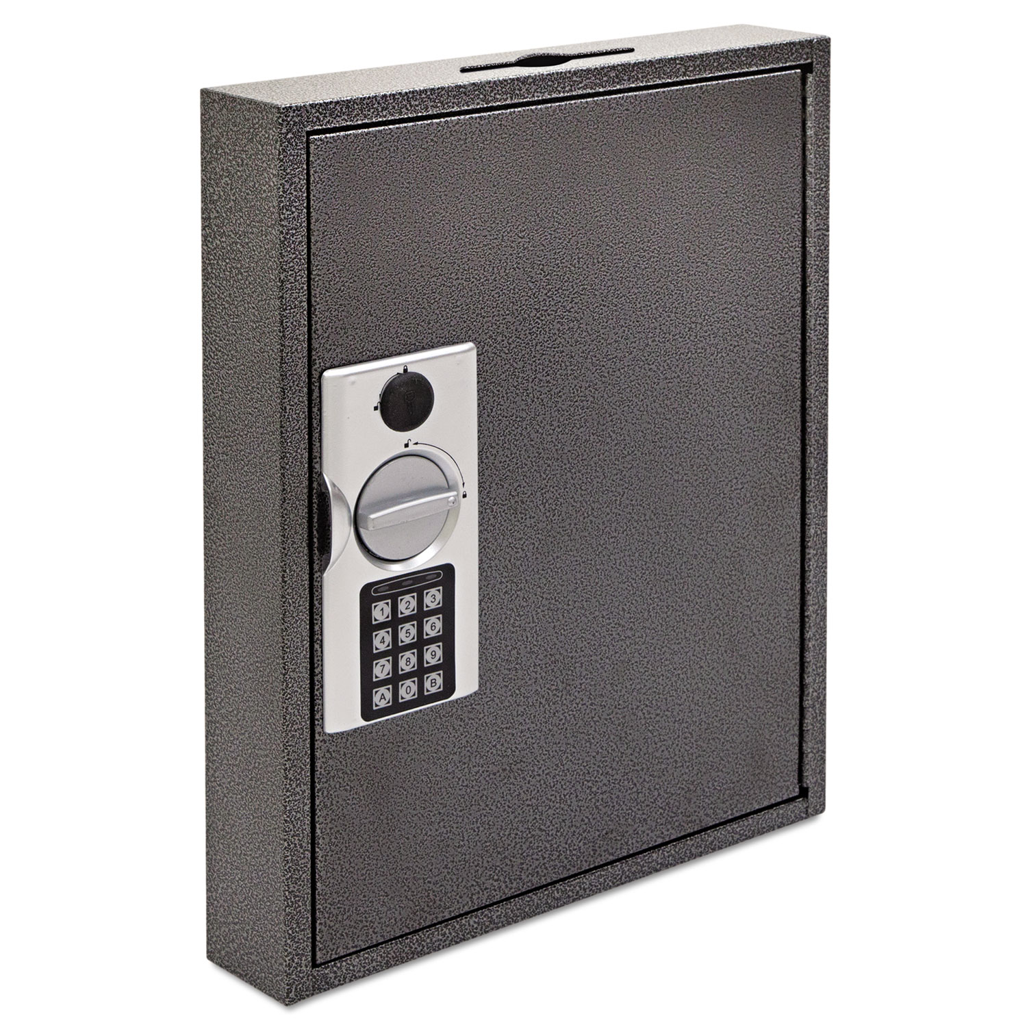 Hercules Key Cabinets E-Lock, 60-Key, Steel, Silver Vein