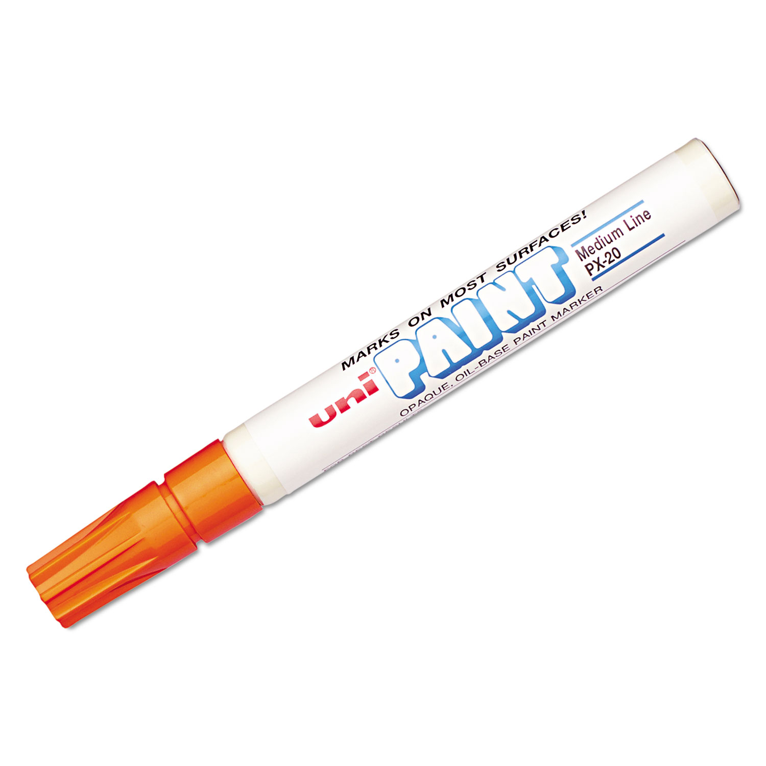  uni-Paint 63607 Permanent Marker, Medium Bullet Tip, Orange (UBC63607) 