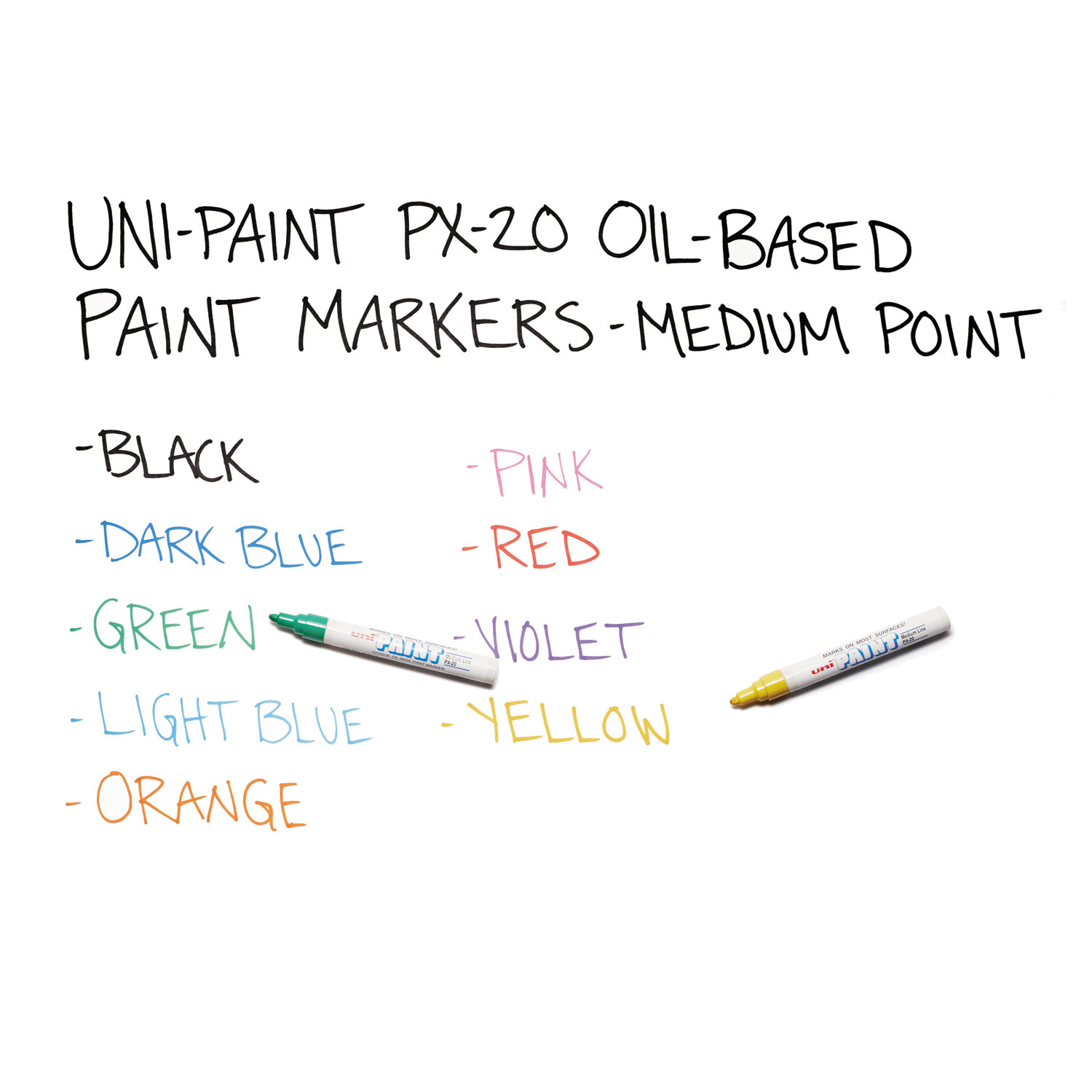uni Paint Markers by Sanford uni Paint SAN TimeSupplies