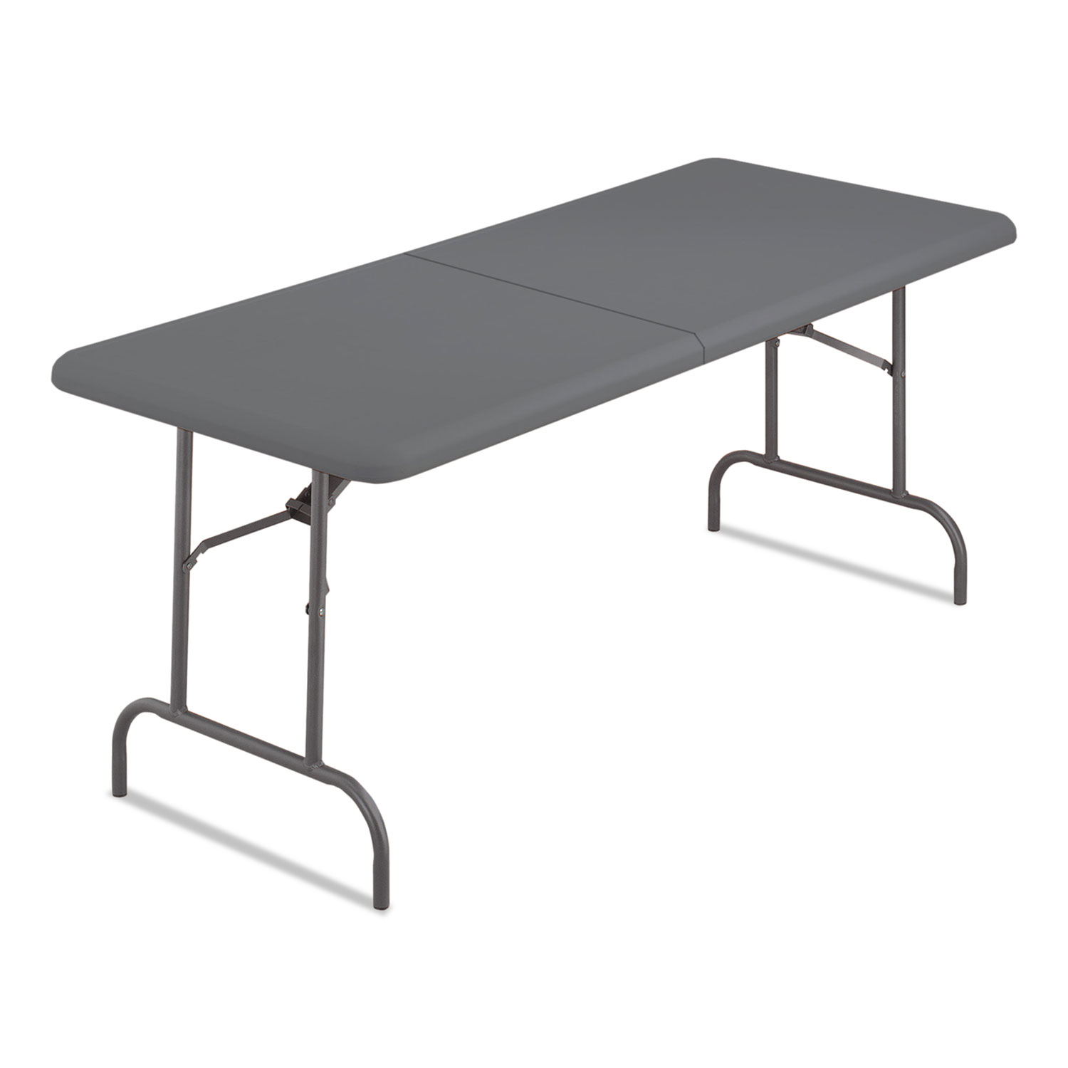  Iceberg 65457 IndestrucTables Too 1200 Series Bi-Fold Table, 60w x 30d x 29h, Charcoal (ICE65457) 