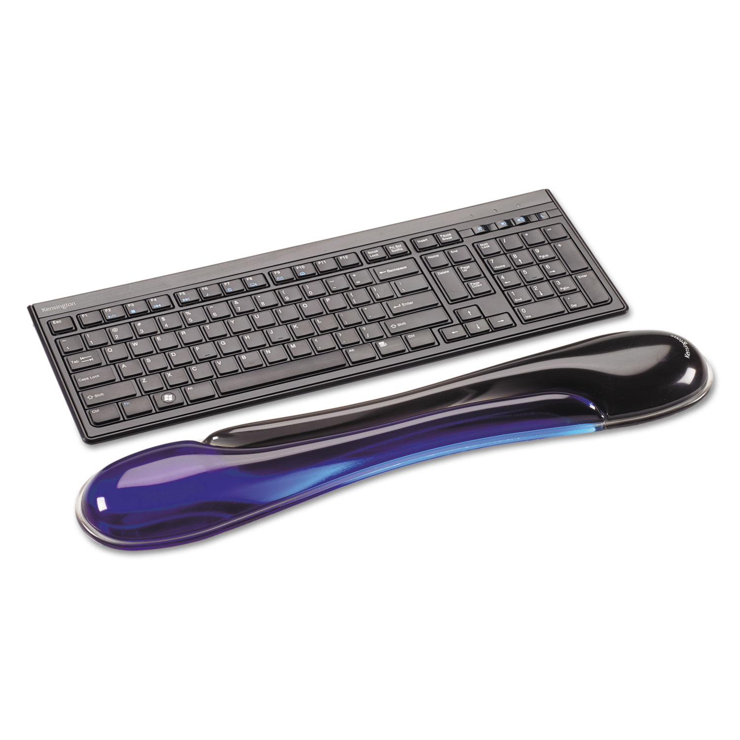 Duo Gel Wave Keyboard Wrist Rest, Blue