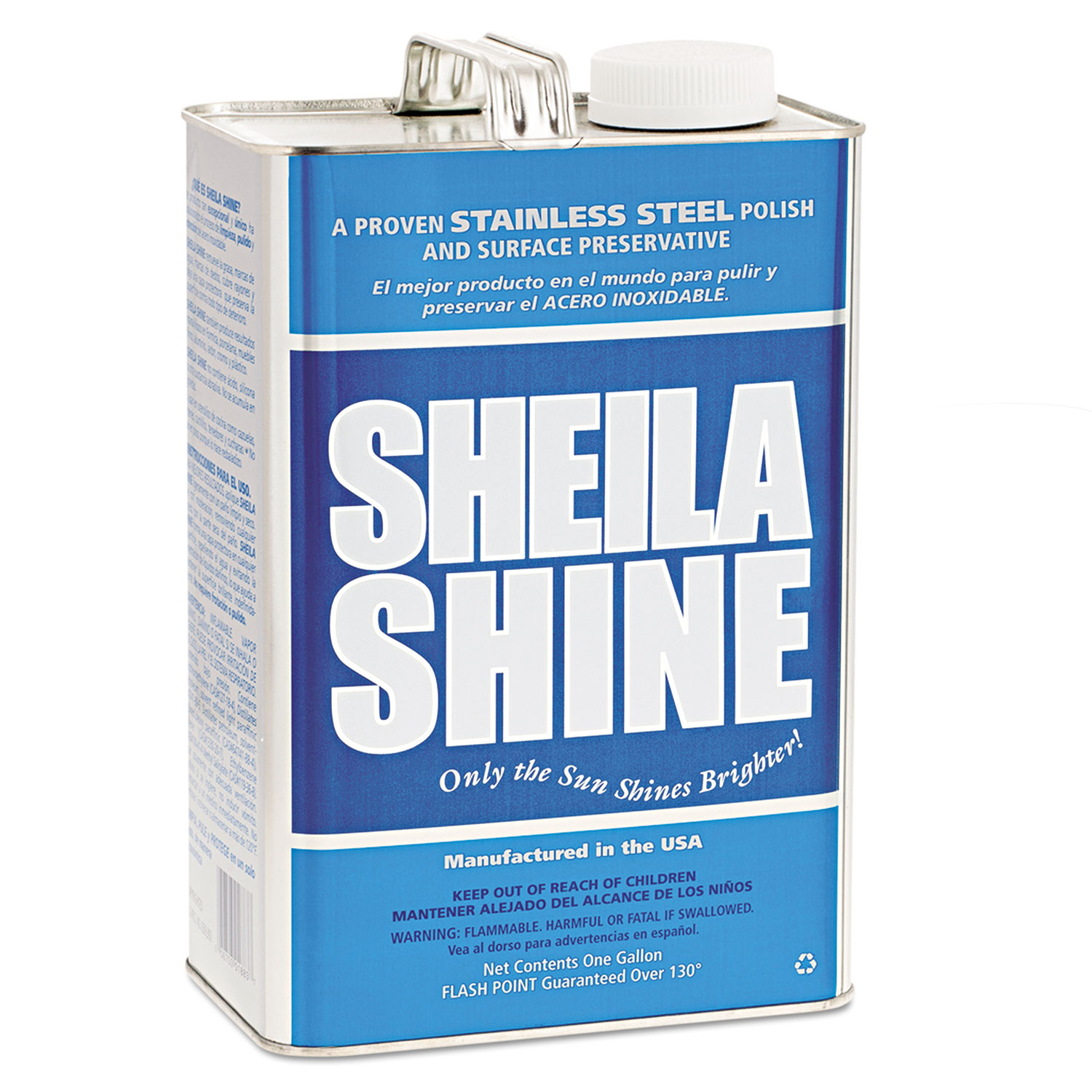  Sheila Shine 4 Stainless Steel Cleaner & Polish, 1gal Can (SSI4EA) 