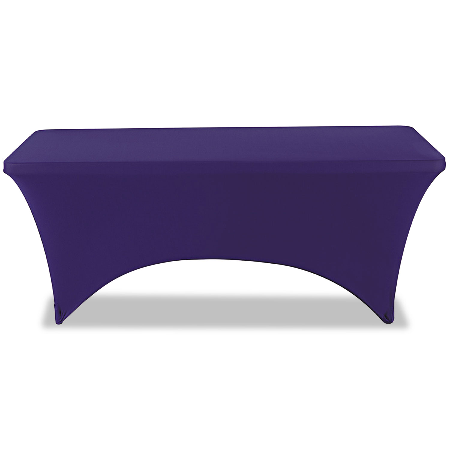  Iceberg 16526 Stretch-Fabric Table Cover, Polyester/Spandex, 30 x 72, Blue (ICE16526) 