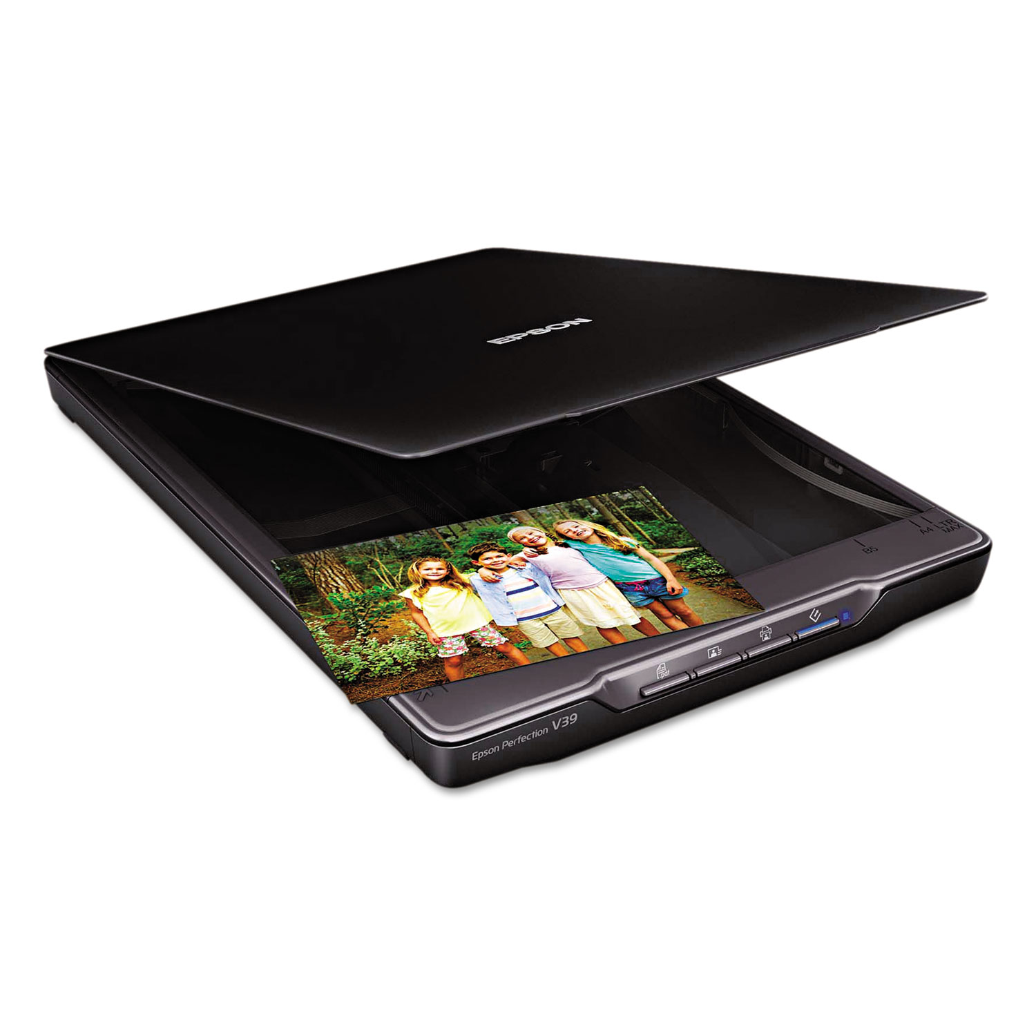 Perfection V39 Color Photo and Document Scanner, 4800 x 4800 dpi, Black