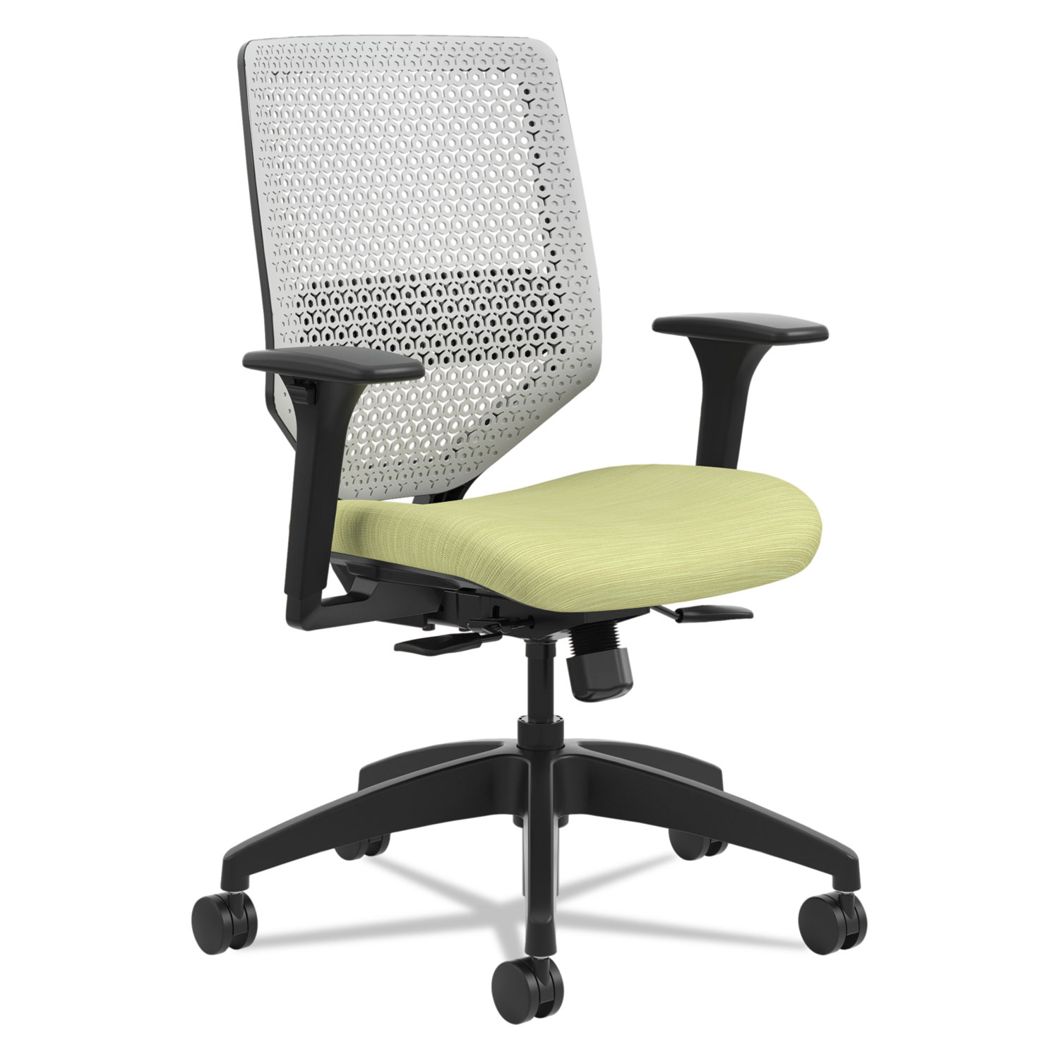 Solve Series ReActiv Back Task Chair, Meadow/Platinum