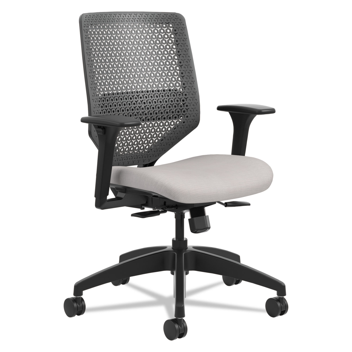 Solve Series ReActiv Back Task Chair, Sterling/Charcoal
