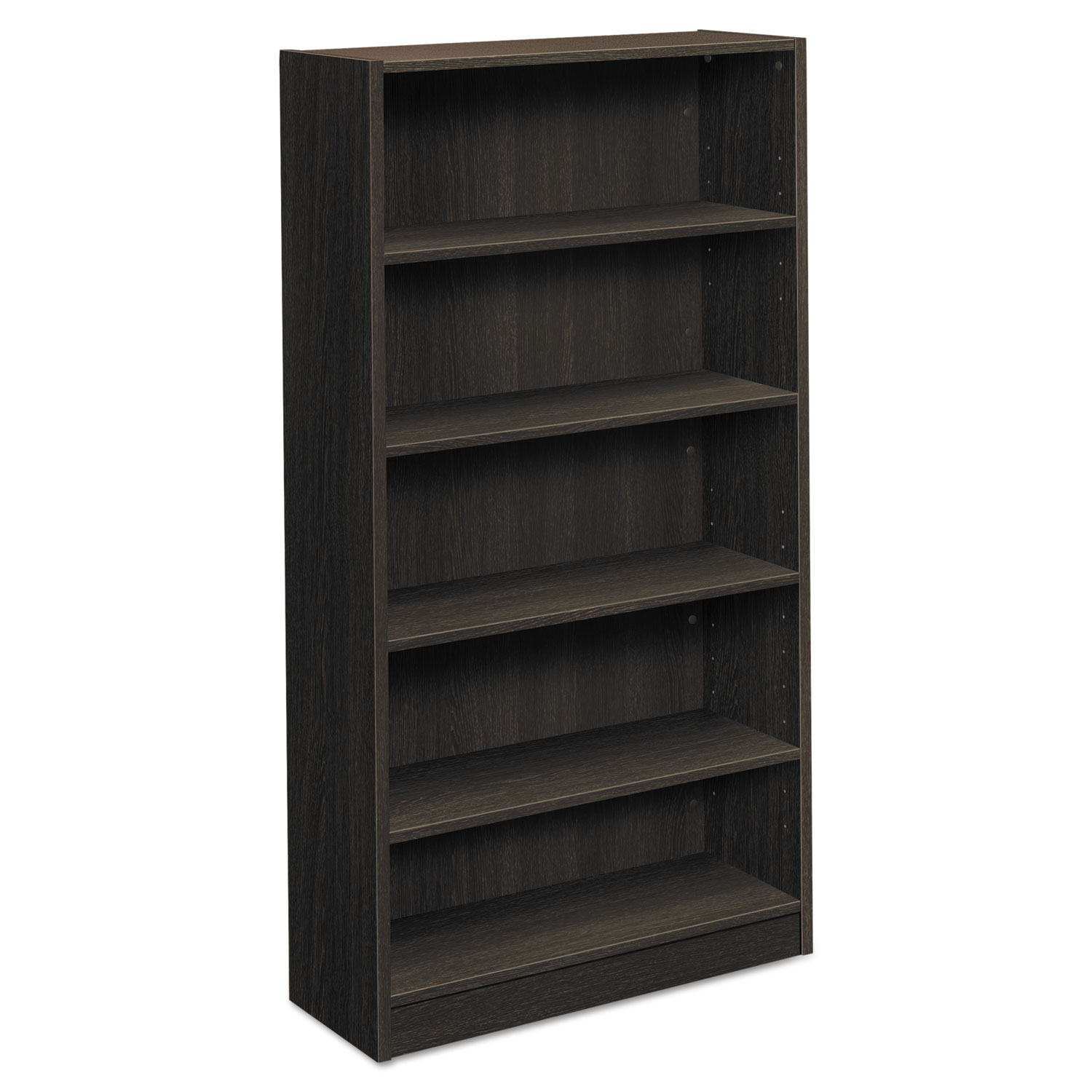 BL Laminate Series Five Shelf Bookcase, 32w x 13 13/16d x 65 3/8h, Espresso