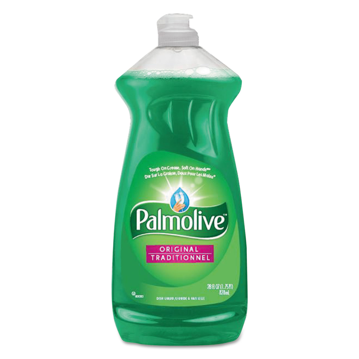  Palmolive 46303 Dishwashing Liquid & Hand Soap, Original Scent, 28 oz Bottle, 9/Carton (CPC46303CT) 
