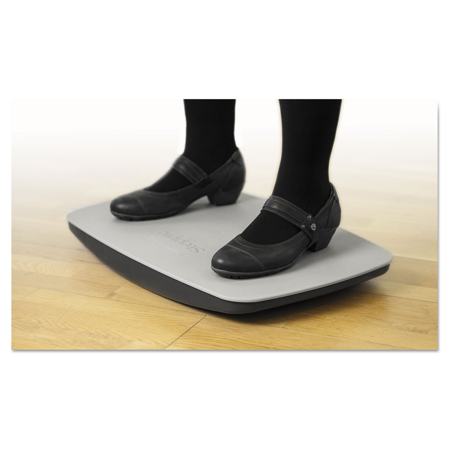 Steppie Balance Board, 22 1/2w x 14 1/2d x 2 1/8h, Two-Tone Gray