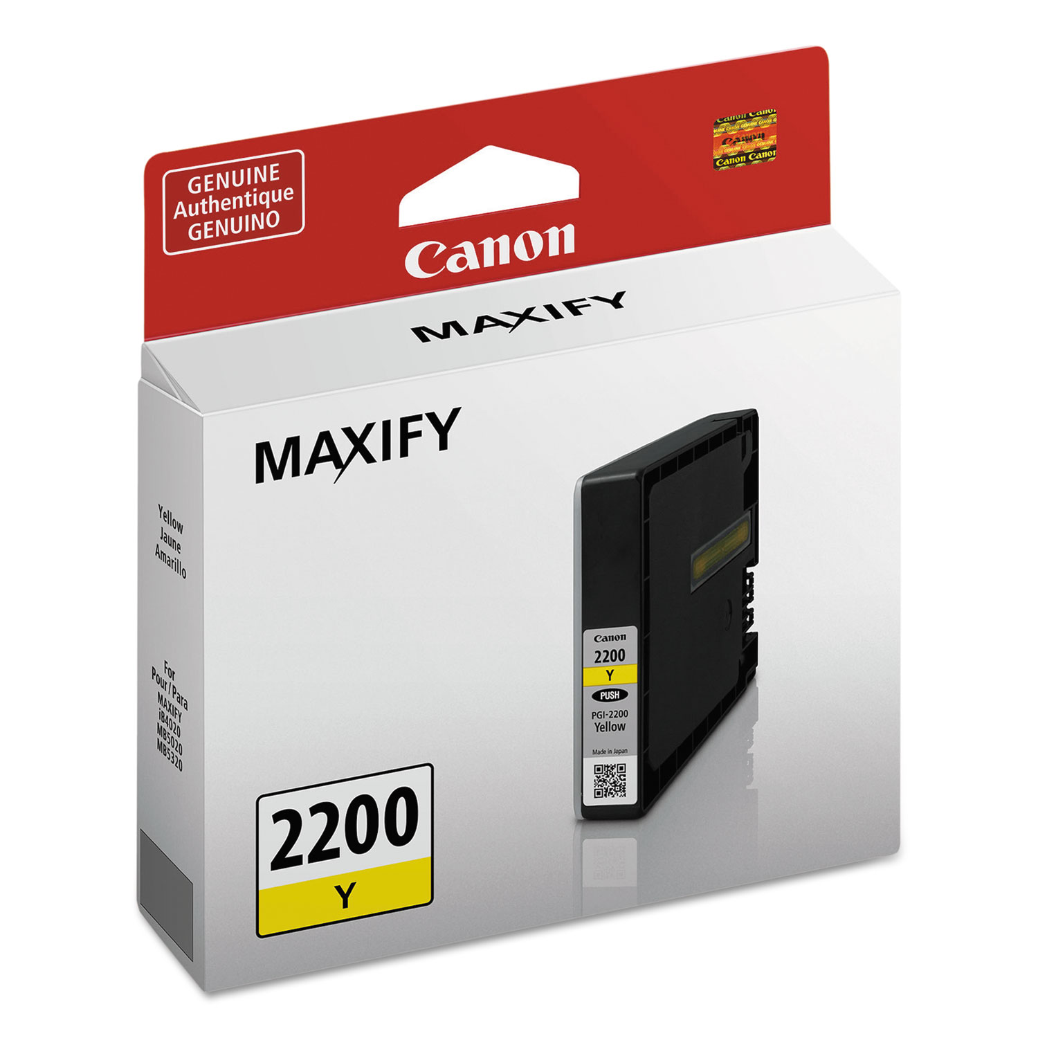  Canon 9306B001 9306B001 (PGI-2200) Ink, Yellow (CNM9306B001) 