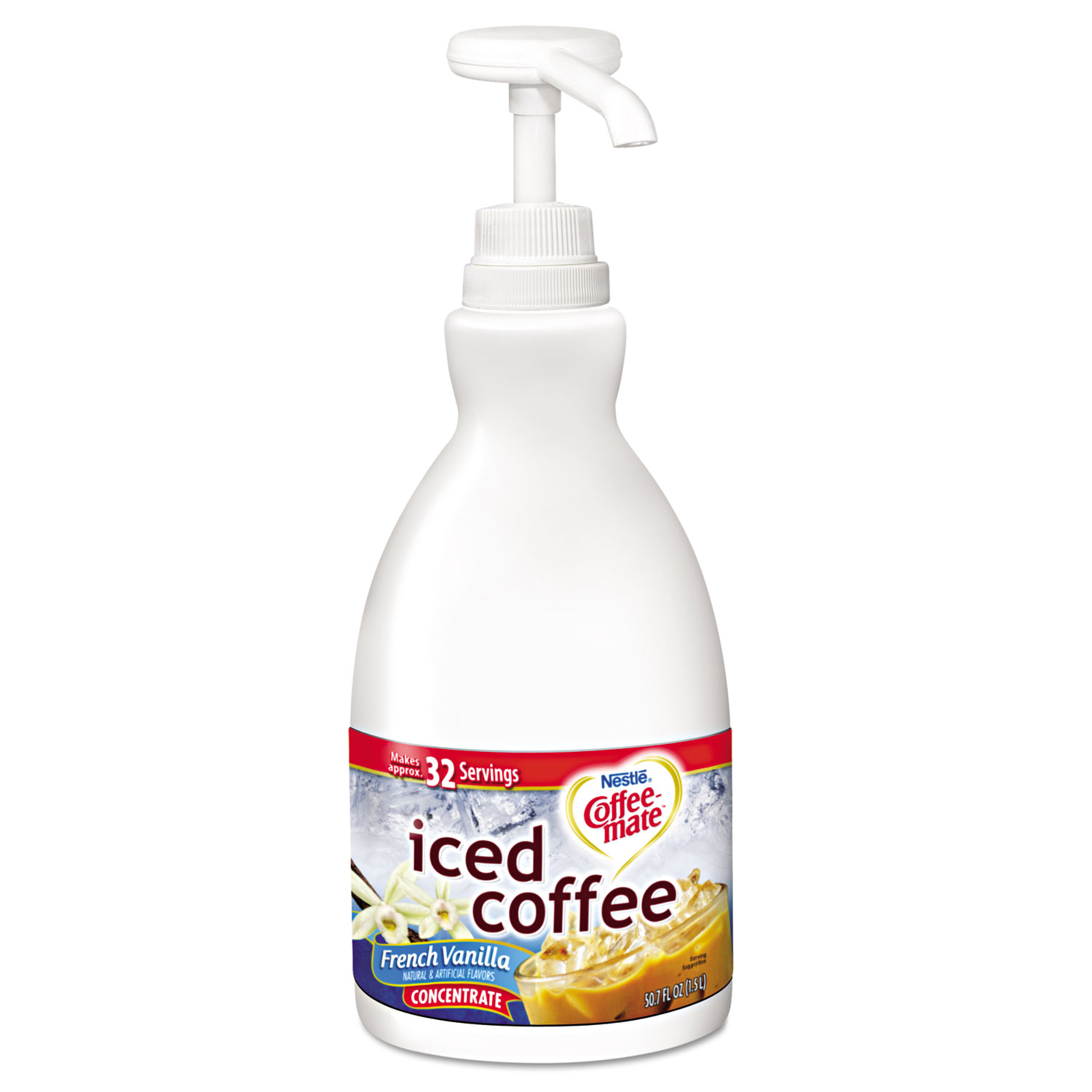 Concentrated Iced Coffee, French Vanilla, 1.5 L Pump Bottle