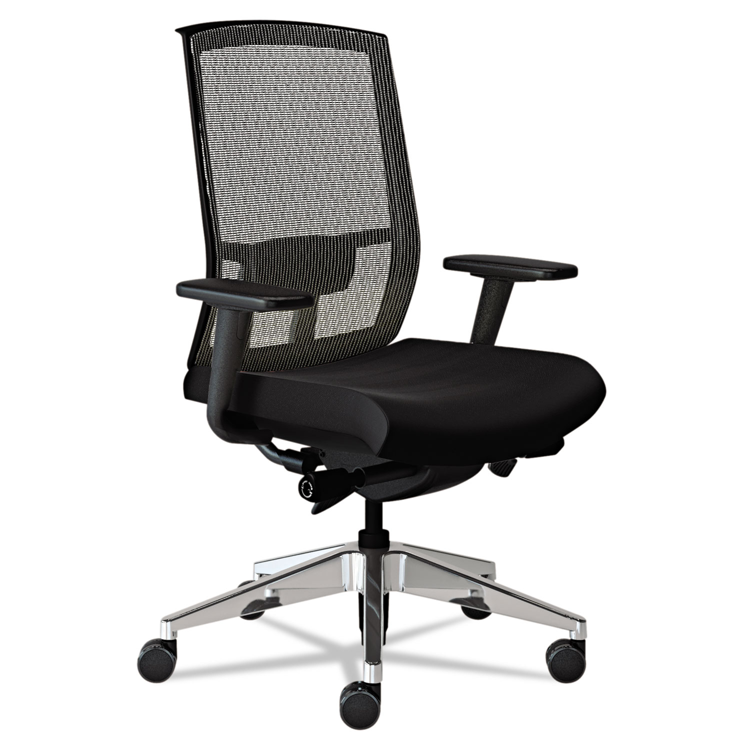 Gist Task Plus+ Chair, Black/Silver