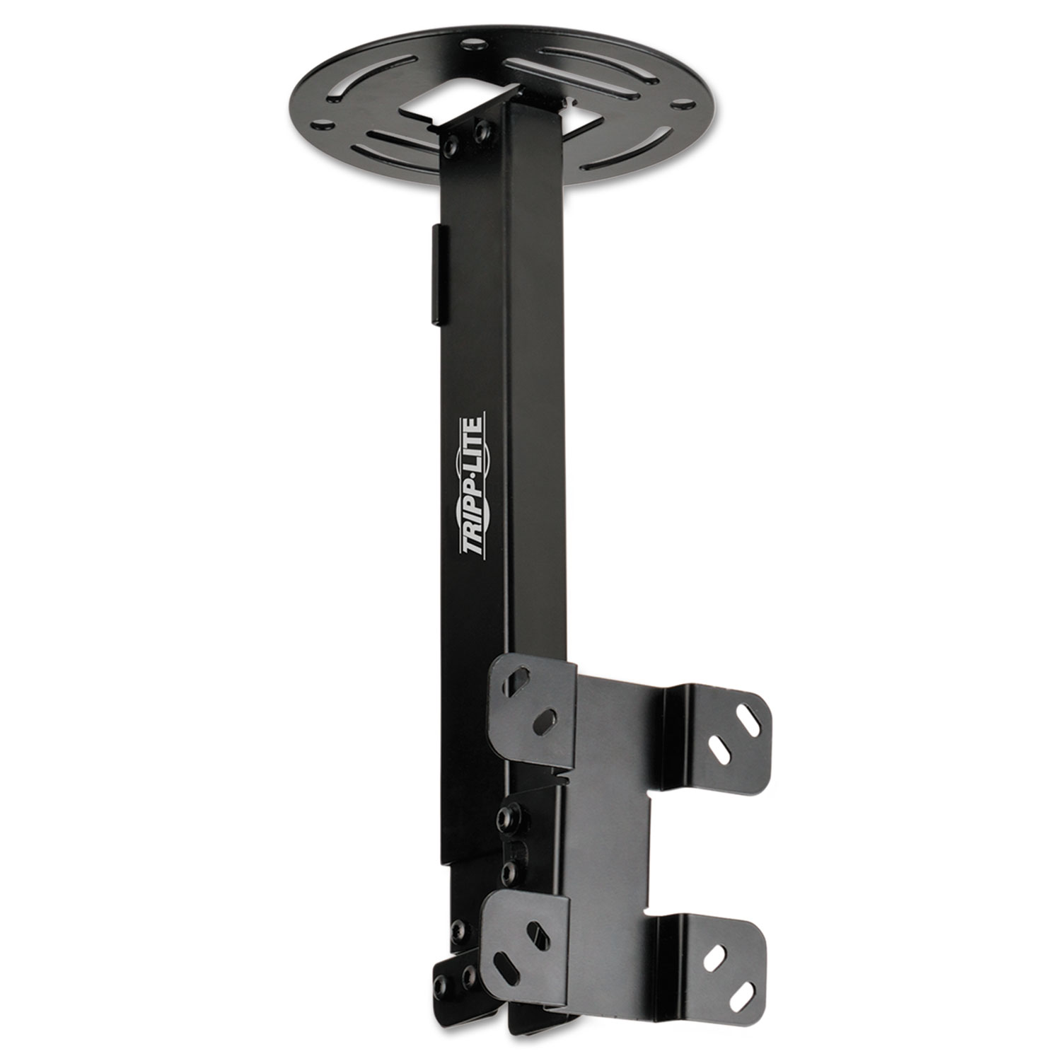 Ceiling Display/Projector Mount, Up to 37, Up to 80 lbs., Black