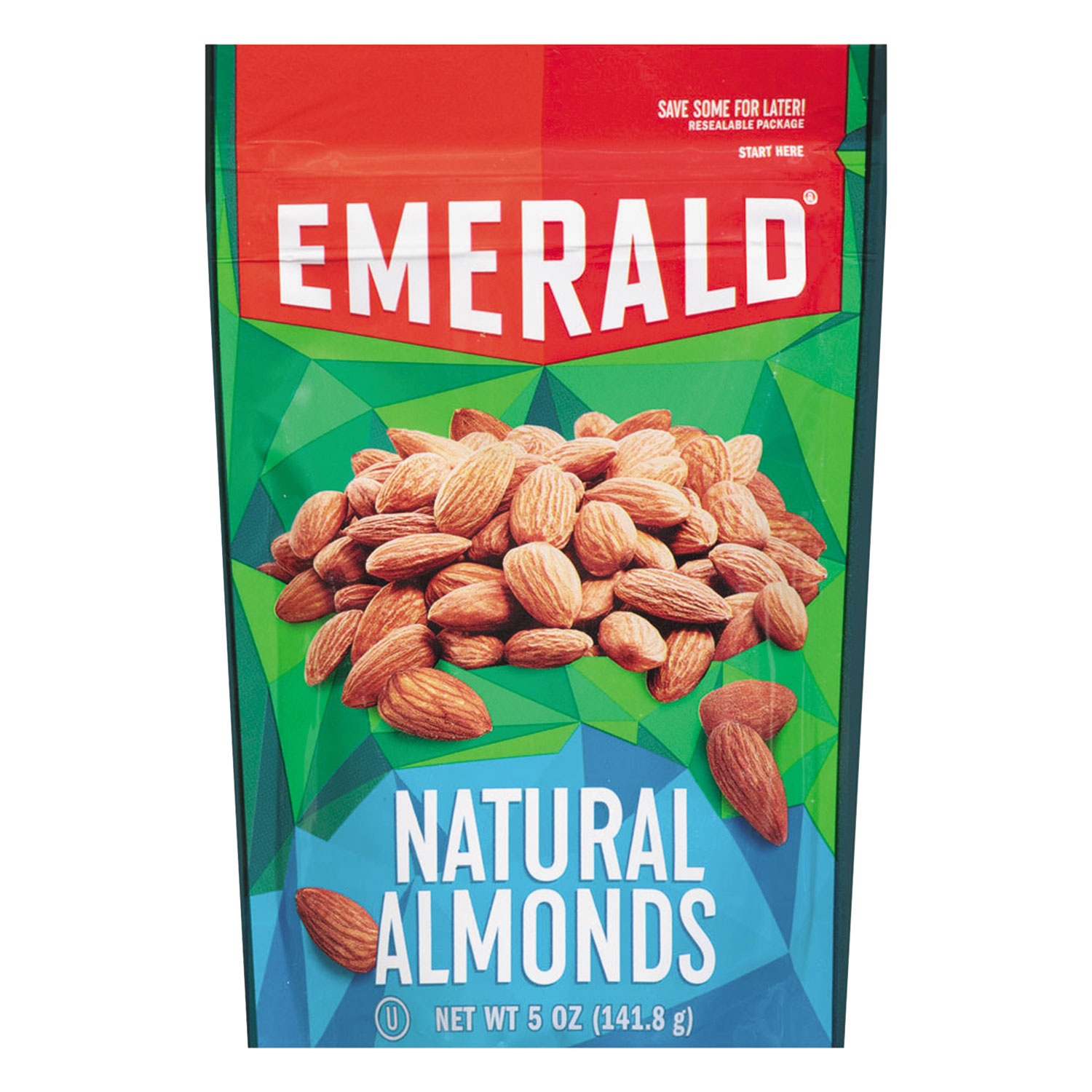  Emerald 33364 Natural Almonds, 5 oz Bag, 6/Carton (DFD33364) 