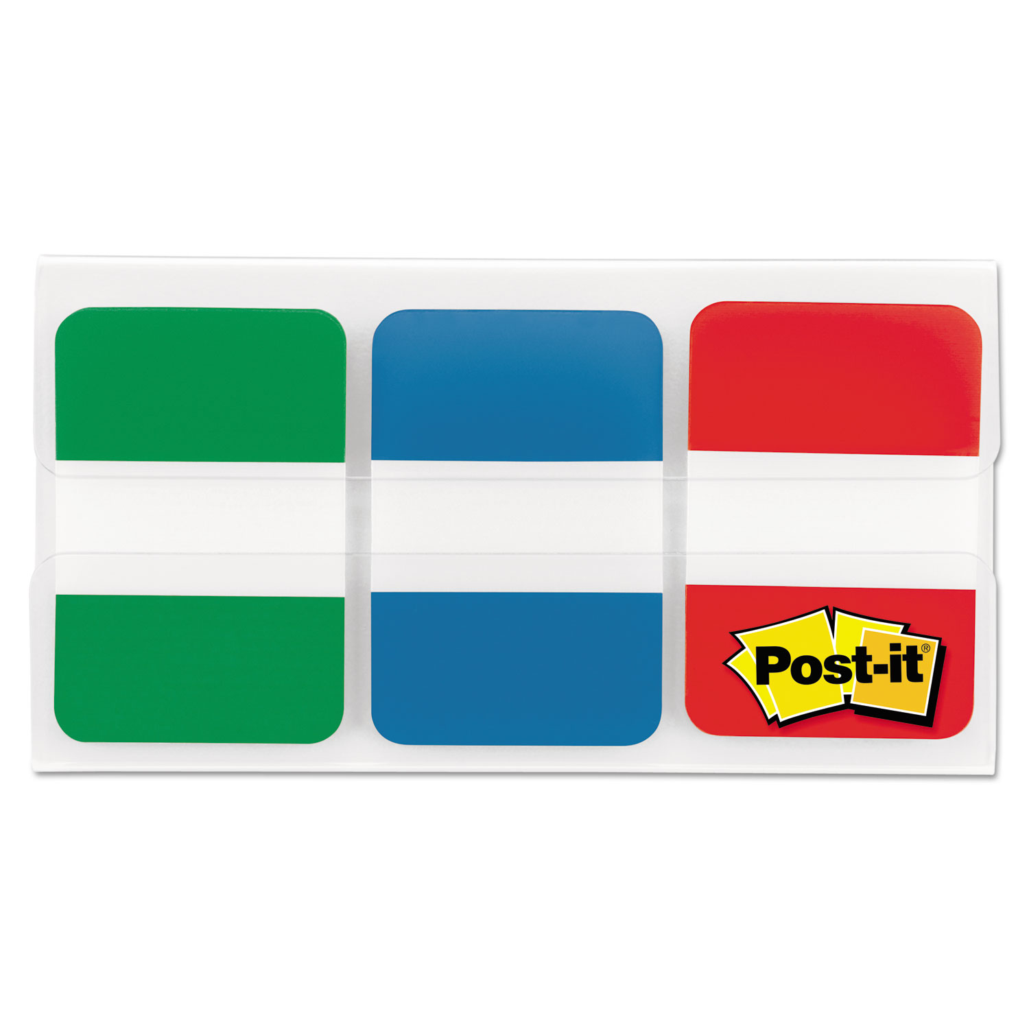  Post-it Tabs 686-GBR 1 Tabs, 1/5-Cut Tabs, Assorted Primary Colors, 1 Wide, 66/Pack (MMM686GBR) 