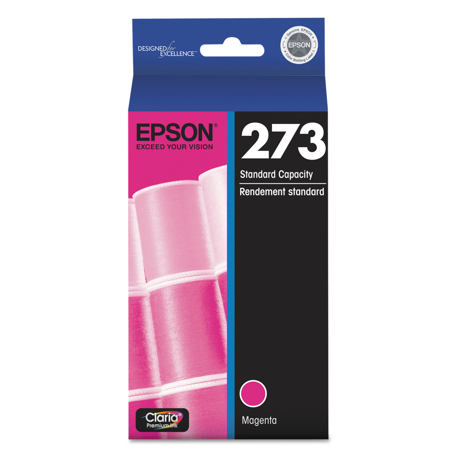  Epson T273320-S T273320S (273) Claria Ink, 300 Page-Yield, Magenta (EPST273320S) 