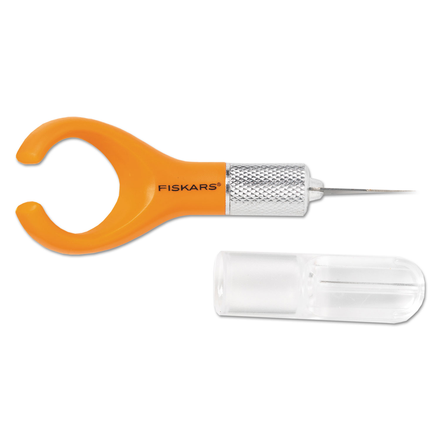 Fingertip Detail Knife, Orange, Stainless Steel Blade, 1 3/4Blade