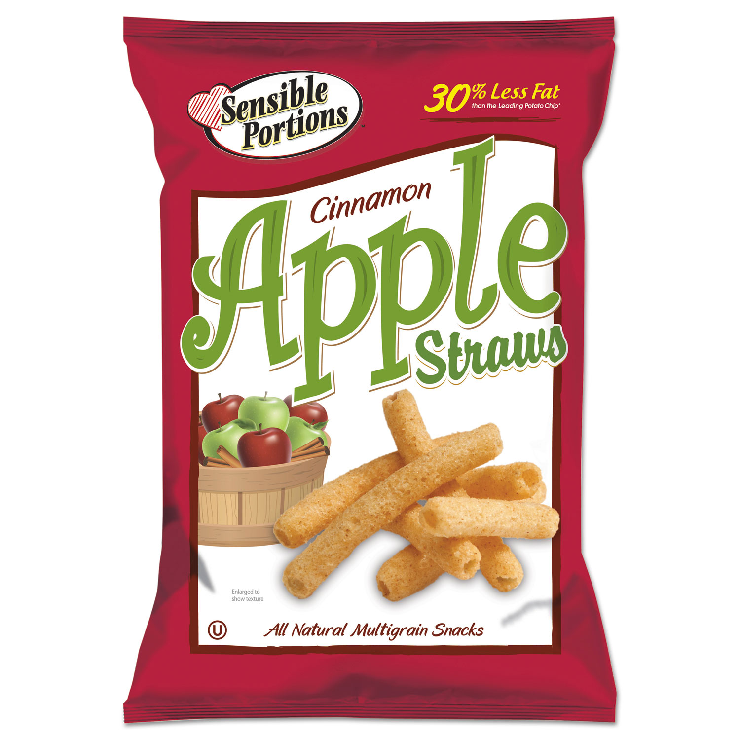 Apple Straws, Apple Cinnamon, 1 oz Bag
