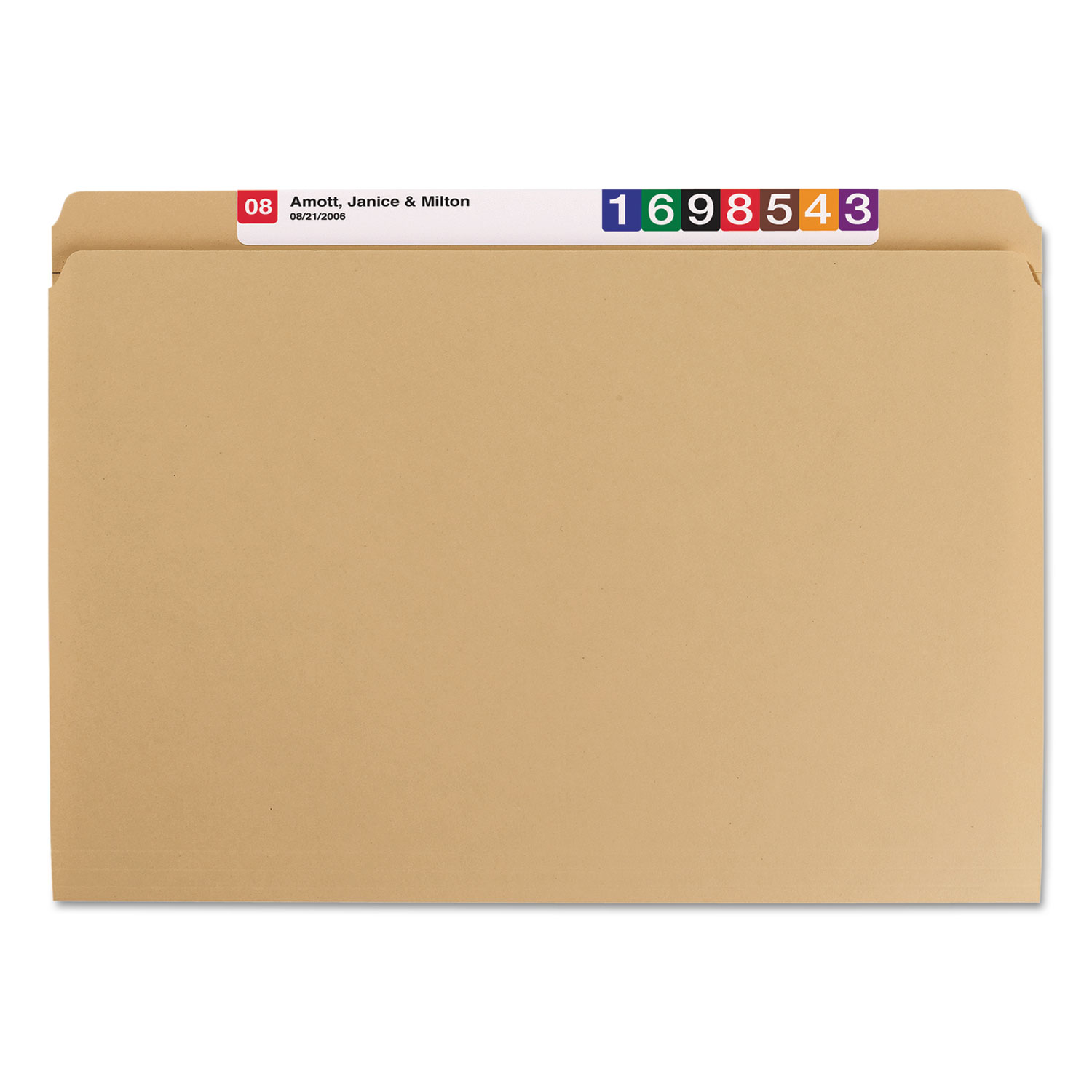 SMD15710 Smead Kraft File Folders Zuma