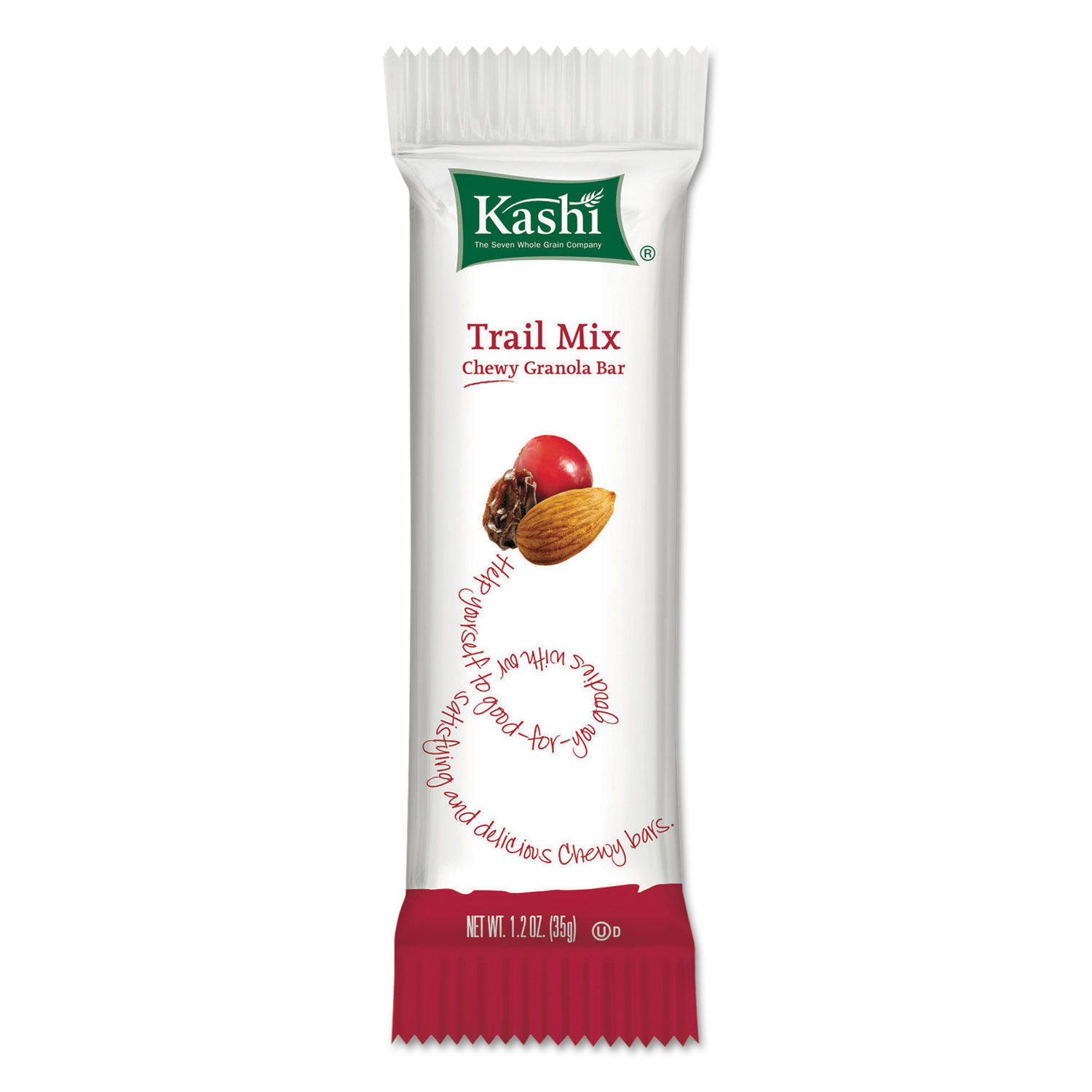  Kashi 1862737947 Kashi TLC Chewy Granola Bars, Trail Mix, 35 g, 12/Box (KEB37947) 