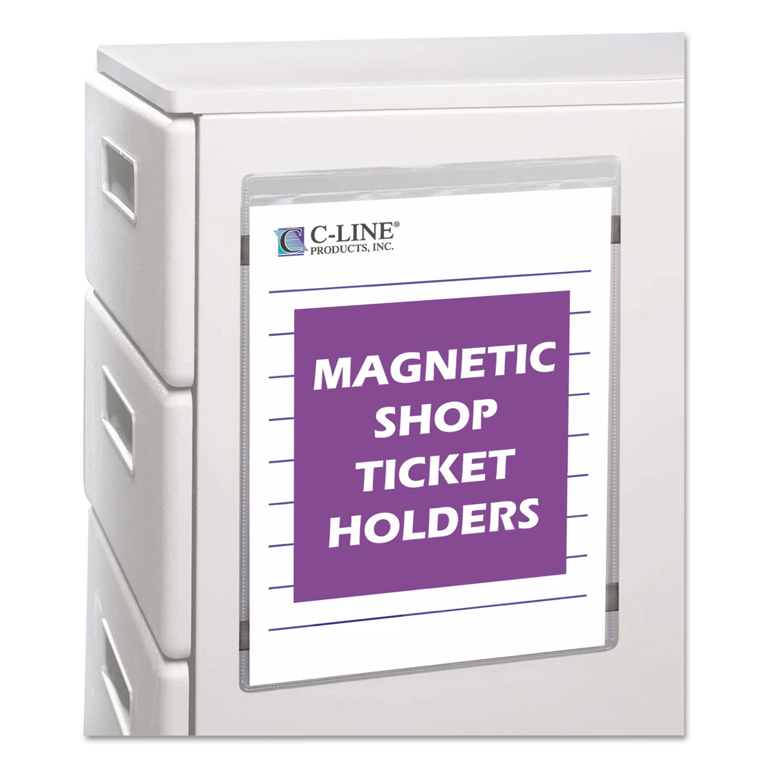  C-Line 83912 Magnetic Shop Ticket Holders, Super Heavyweight, 50 Sheets, 9 x 12, 15/BX (CLI83912) 