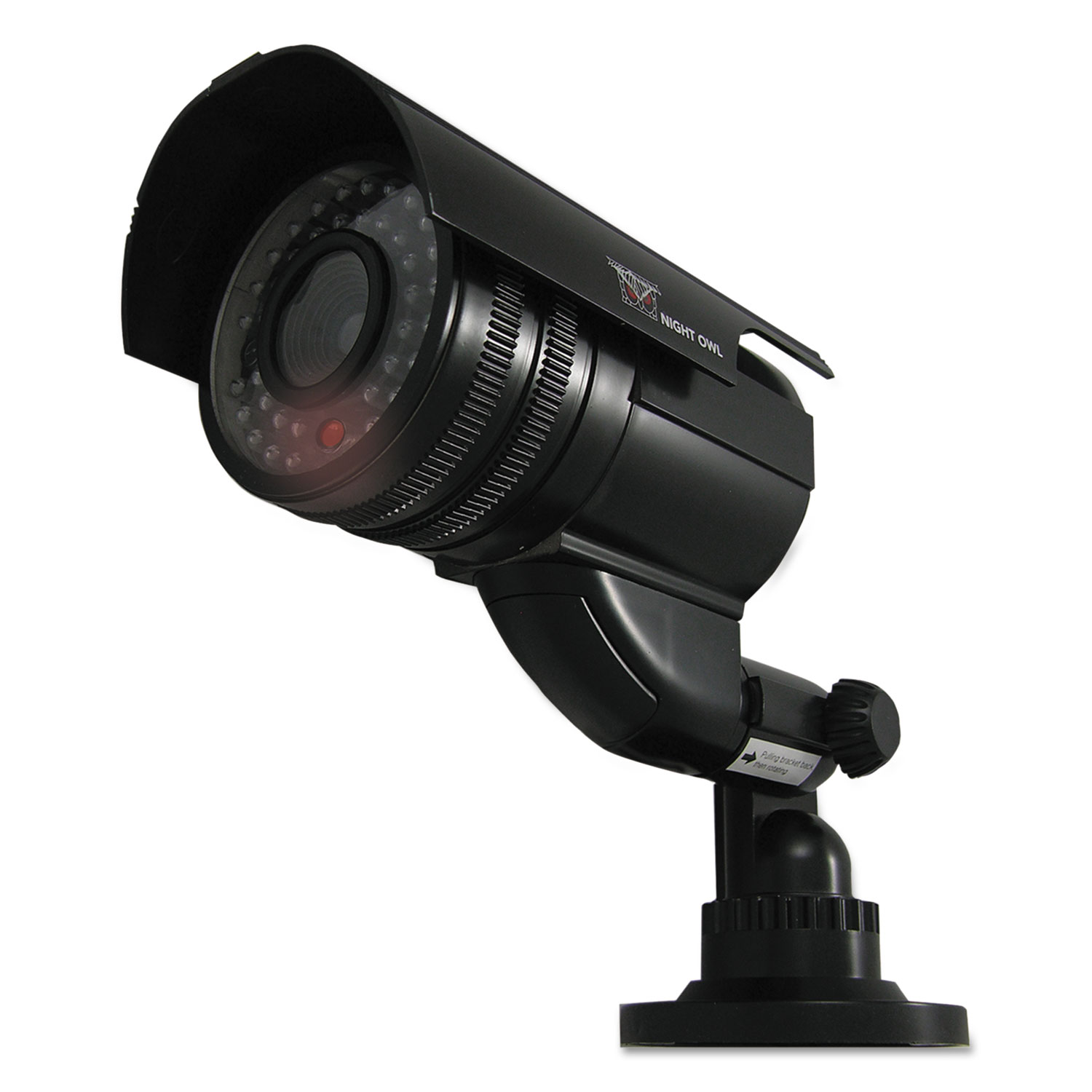 Decoy Bullet Camera with Flashing LED Light, Black